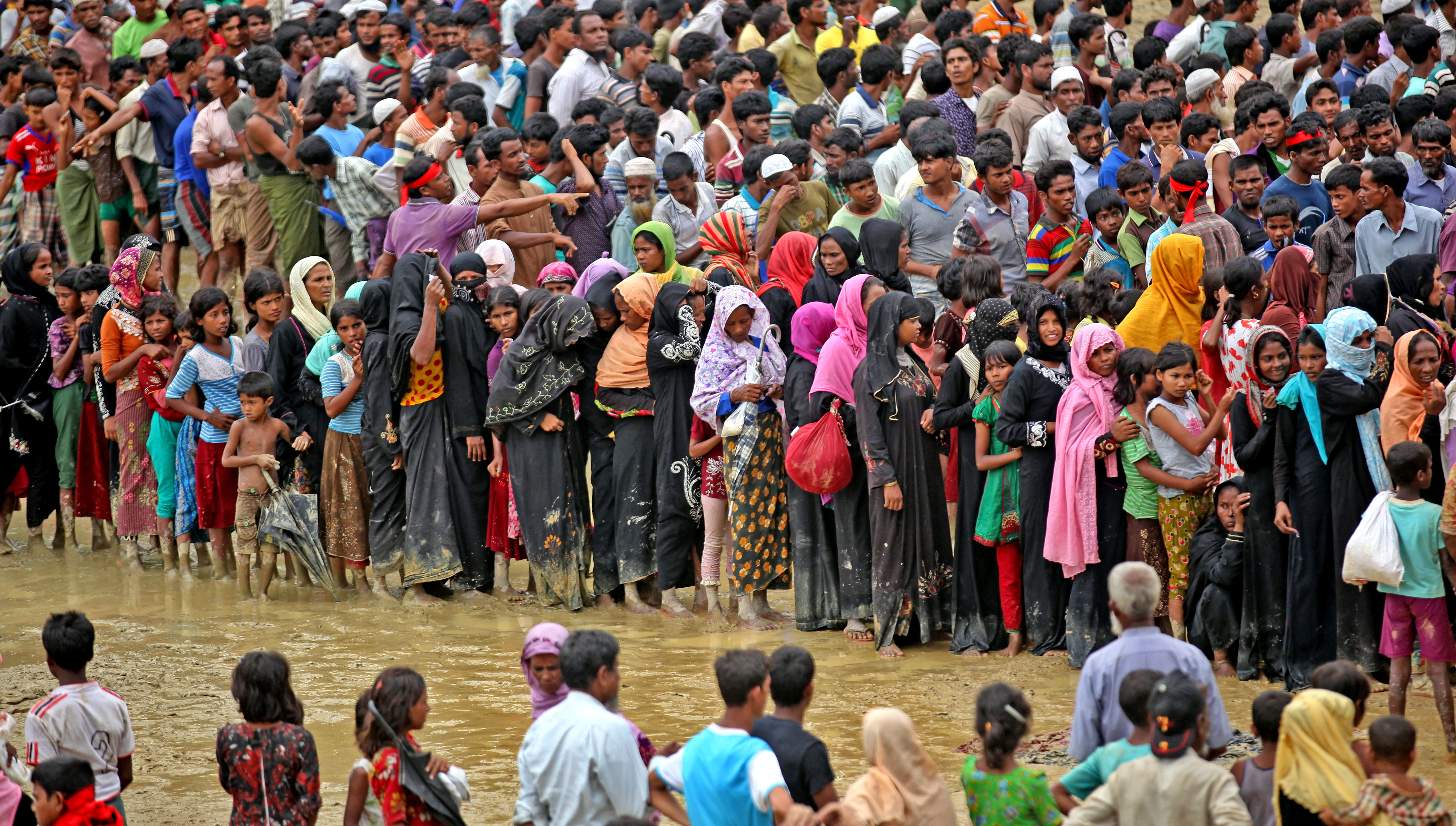 Rohingya refugees from Myanmar in Bangladesh