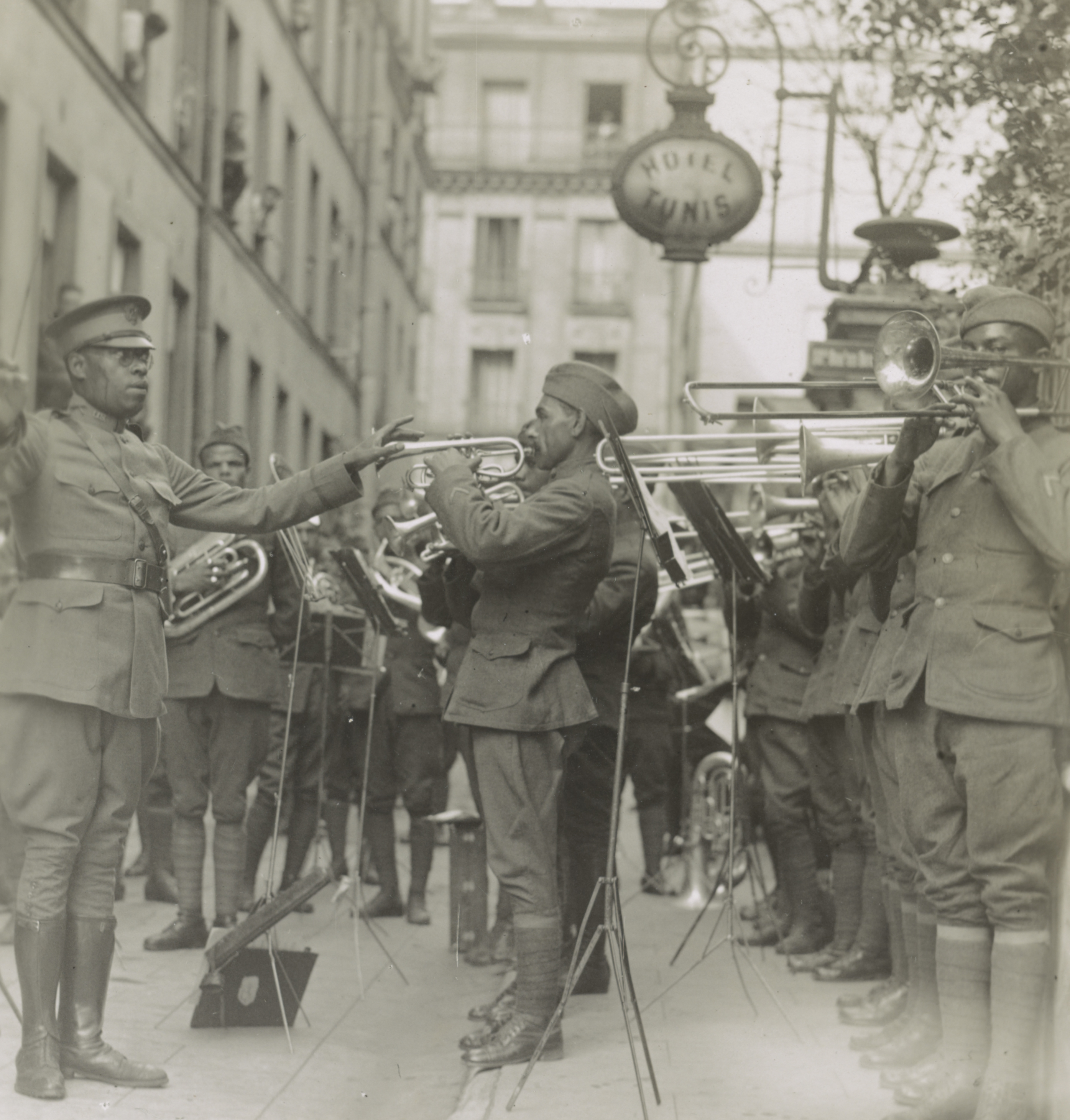 African American bandleader James Reese Europe