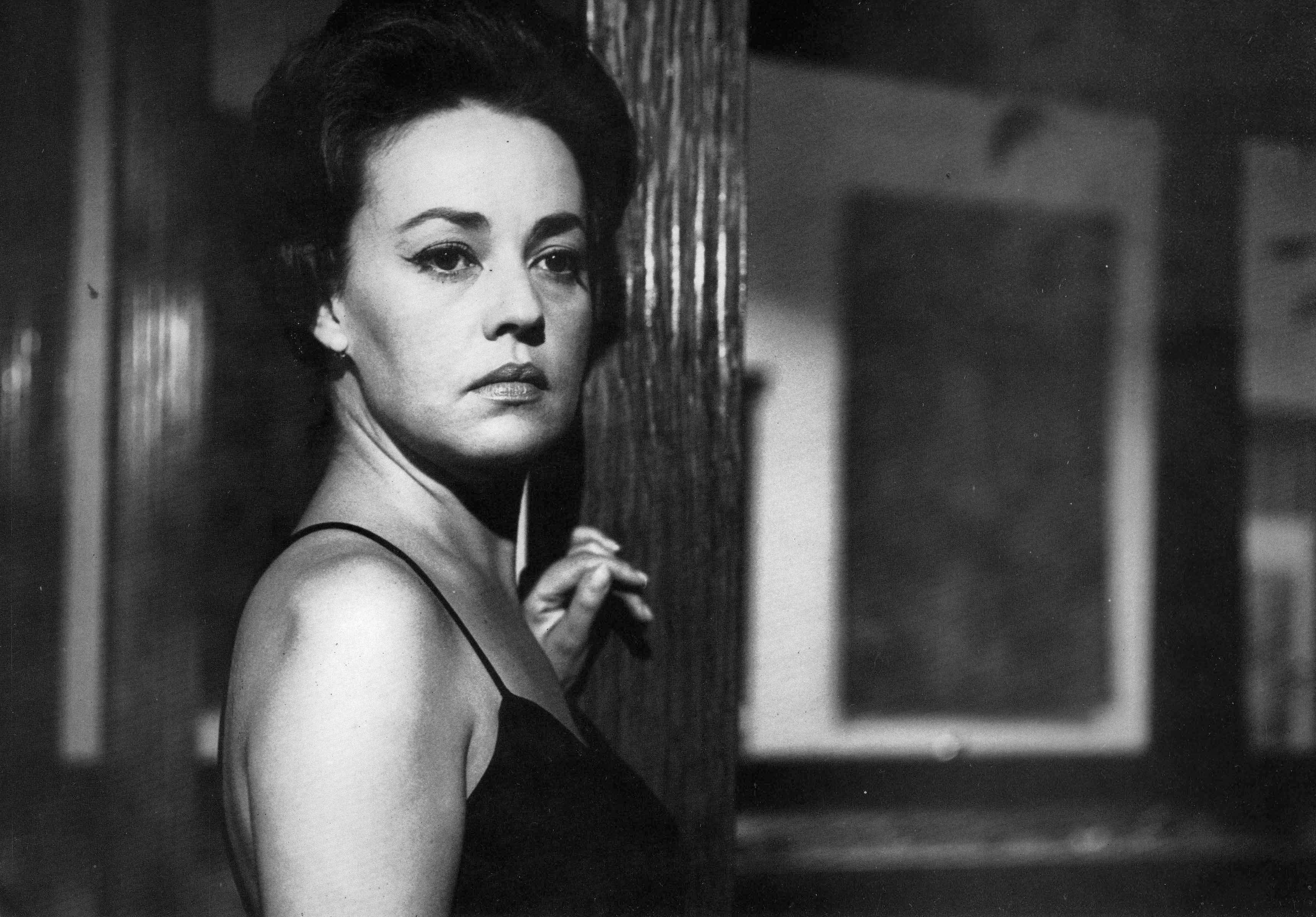 French actress Jeanne Moreau in La Notte (1961)