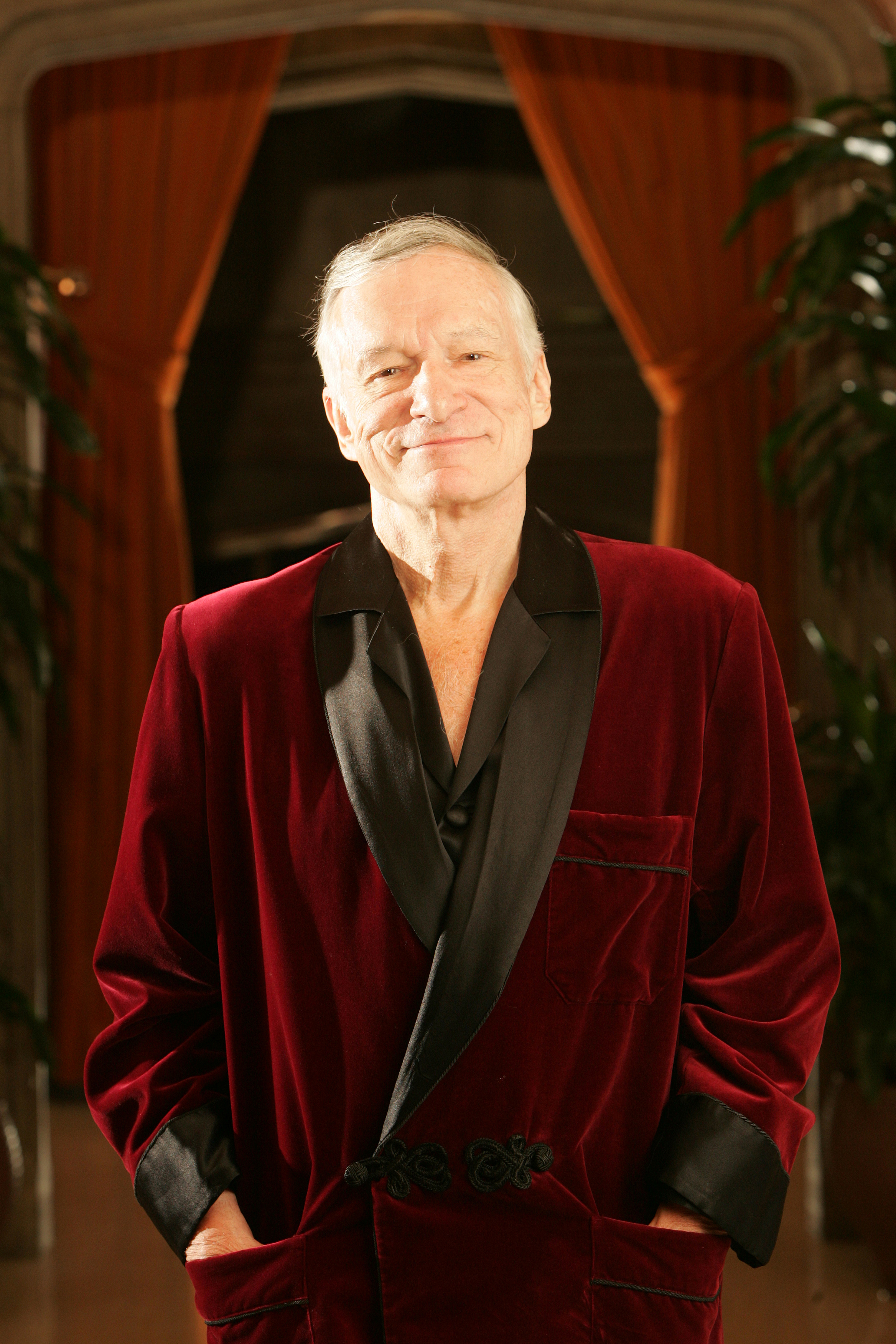 American publisher Hugh Hefner