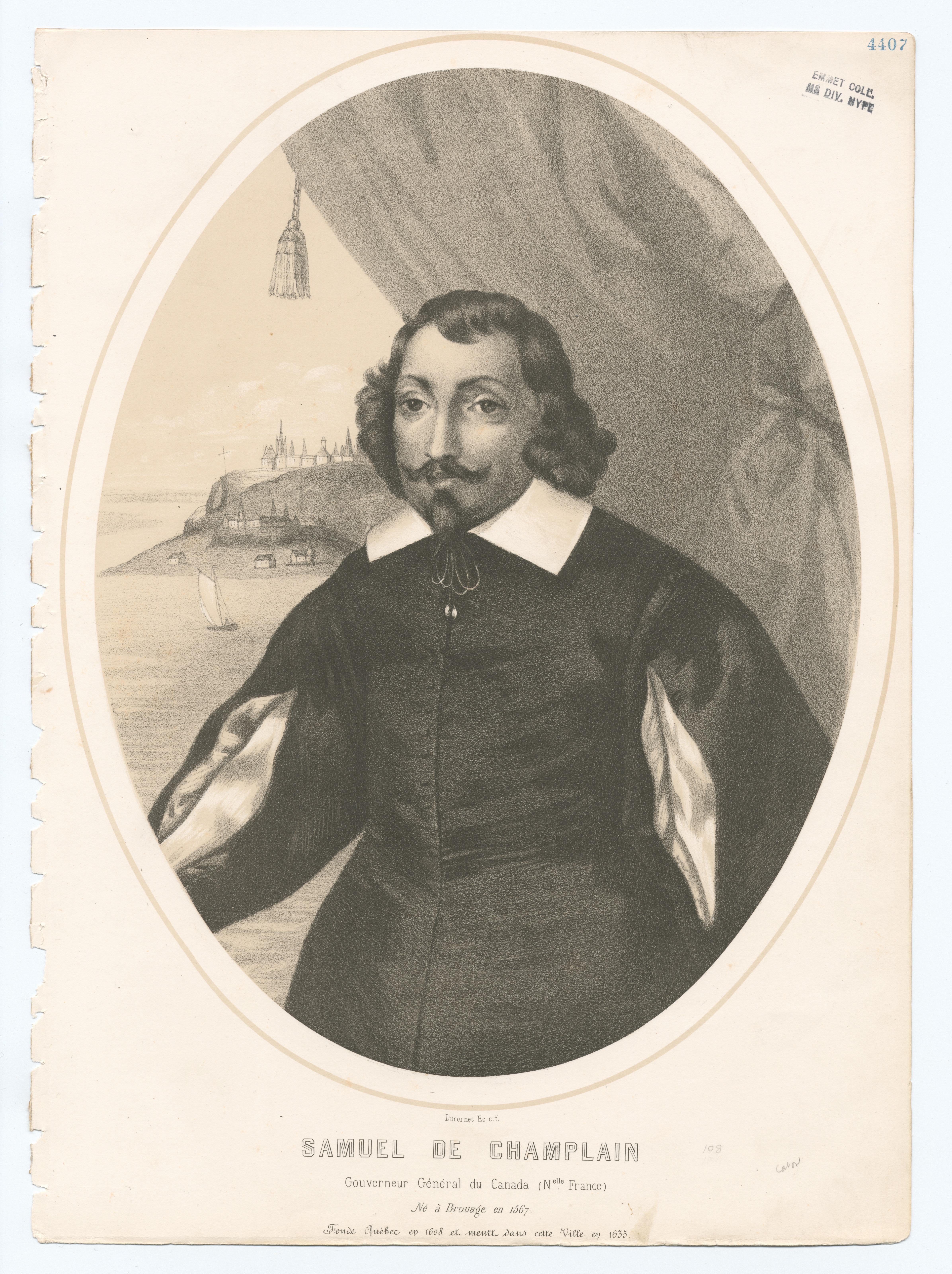 French explorer Samuel de Champlain