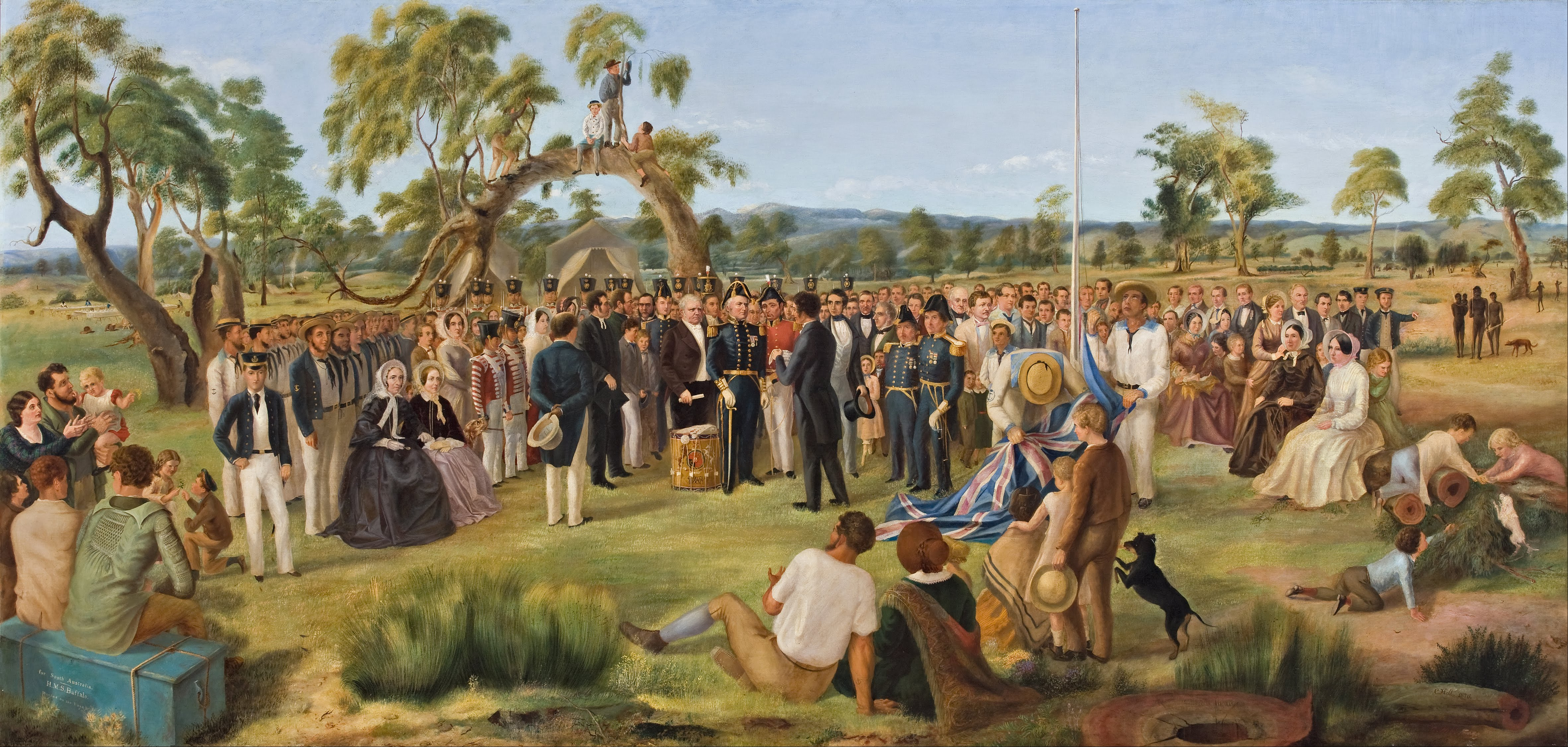 The Proclamation of South Australia by Charles Hill