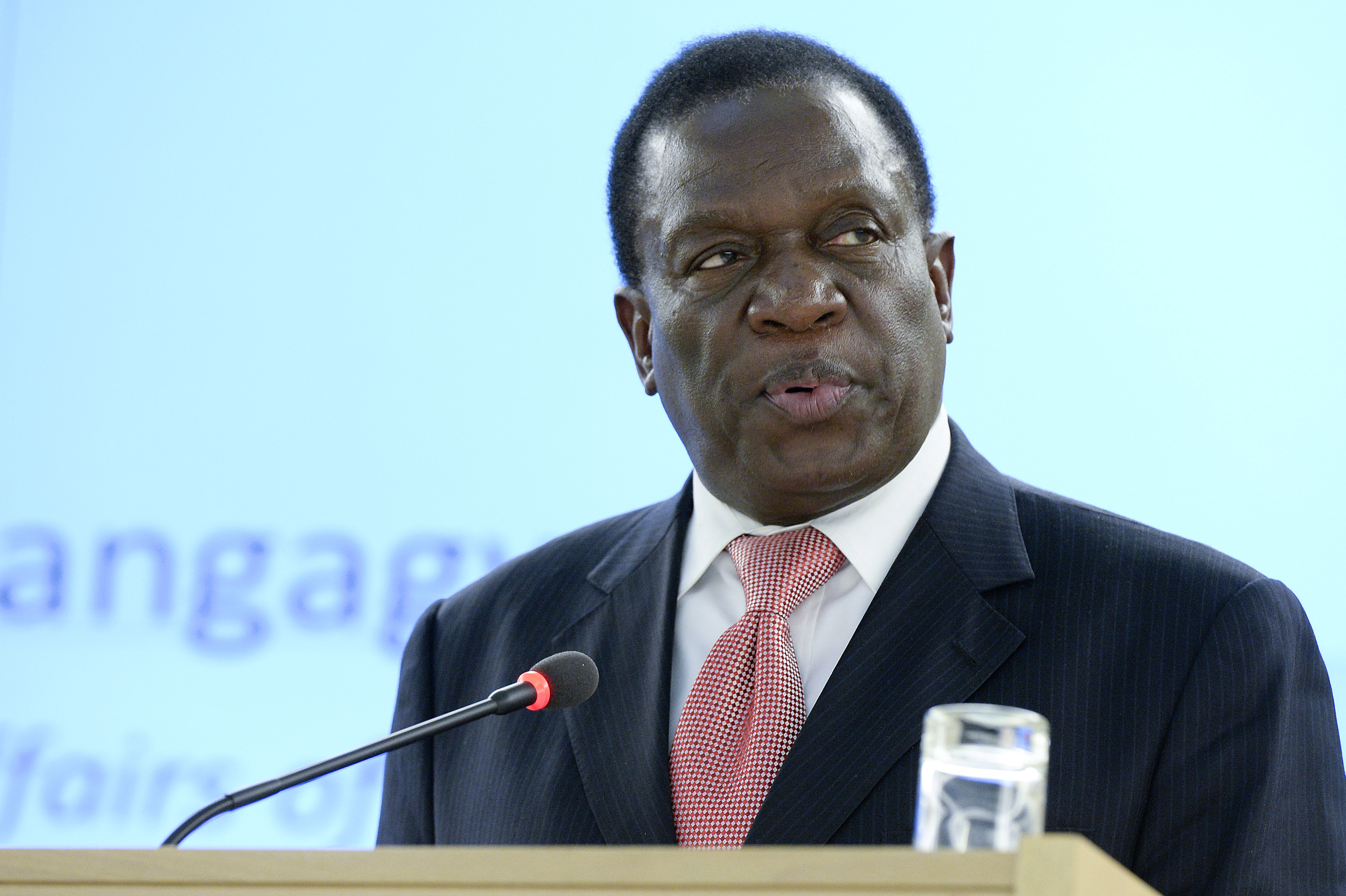 Emmerson Mnangagwa, president of Zimbabwe