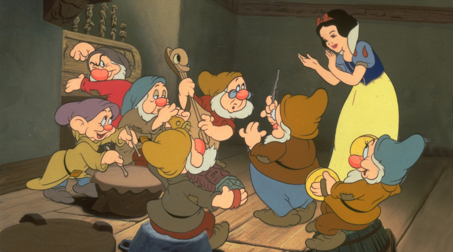 Scene from the motion picture Snow White and the Seven Dwarfs