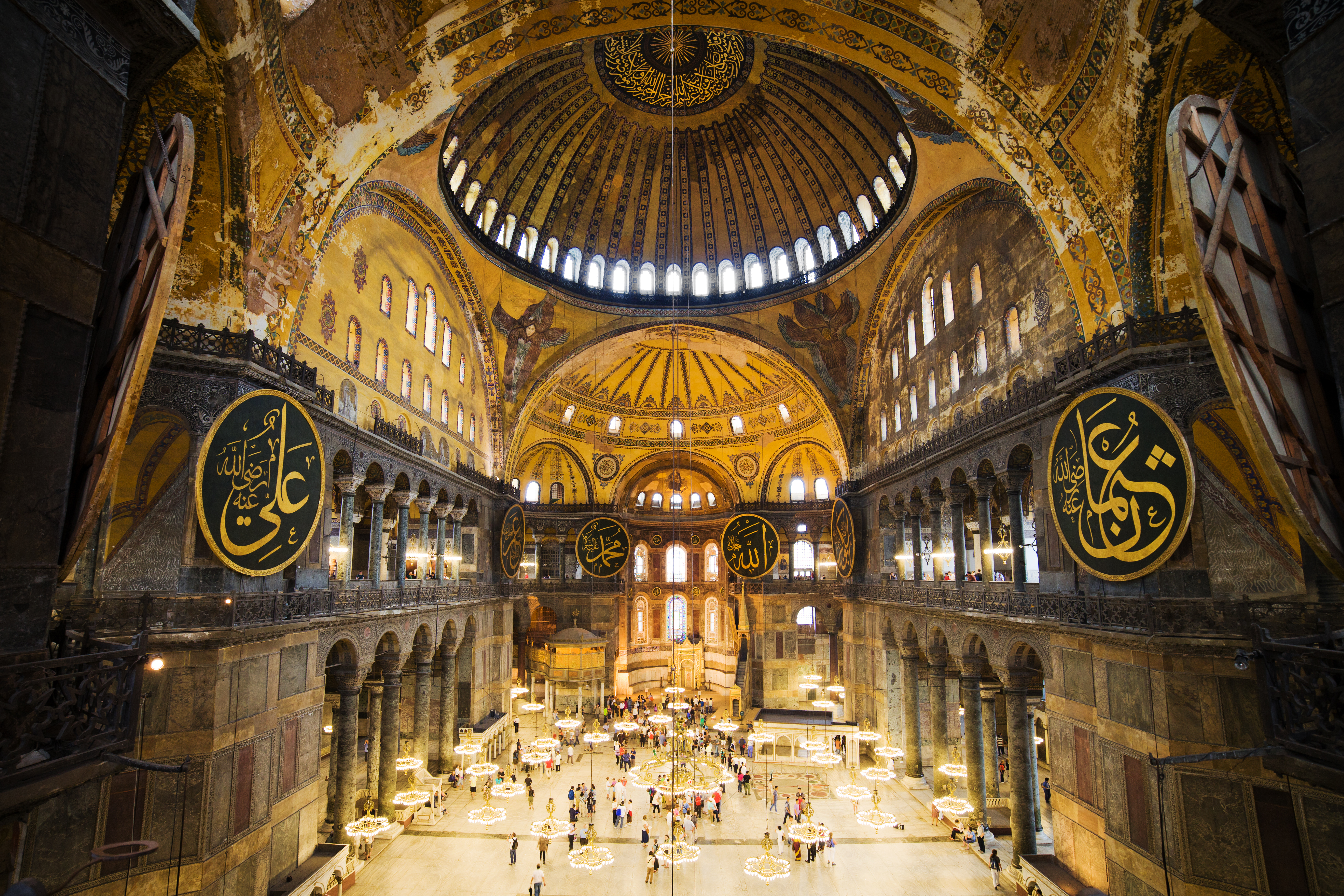 Interior of Hagia Sophia