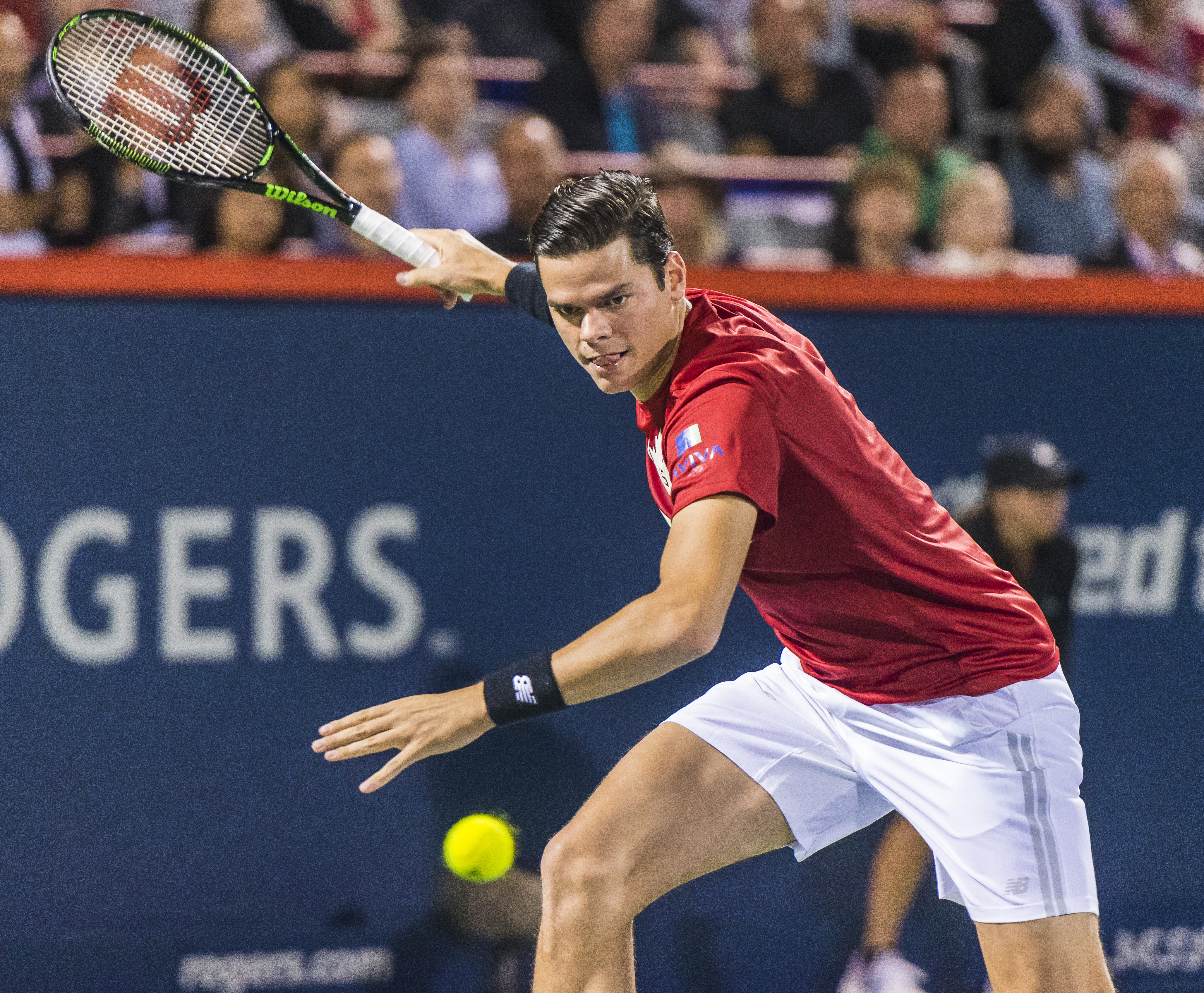 Canadian tennis star Milos Raonic