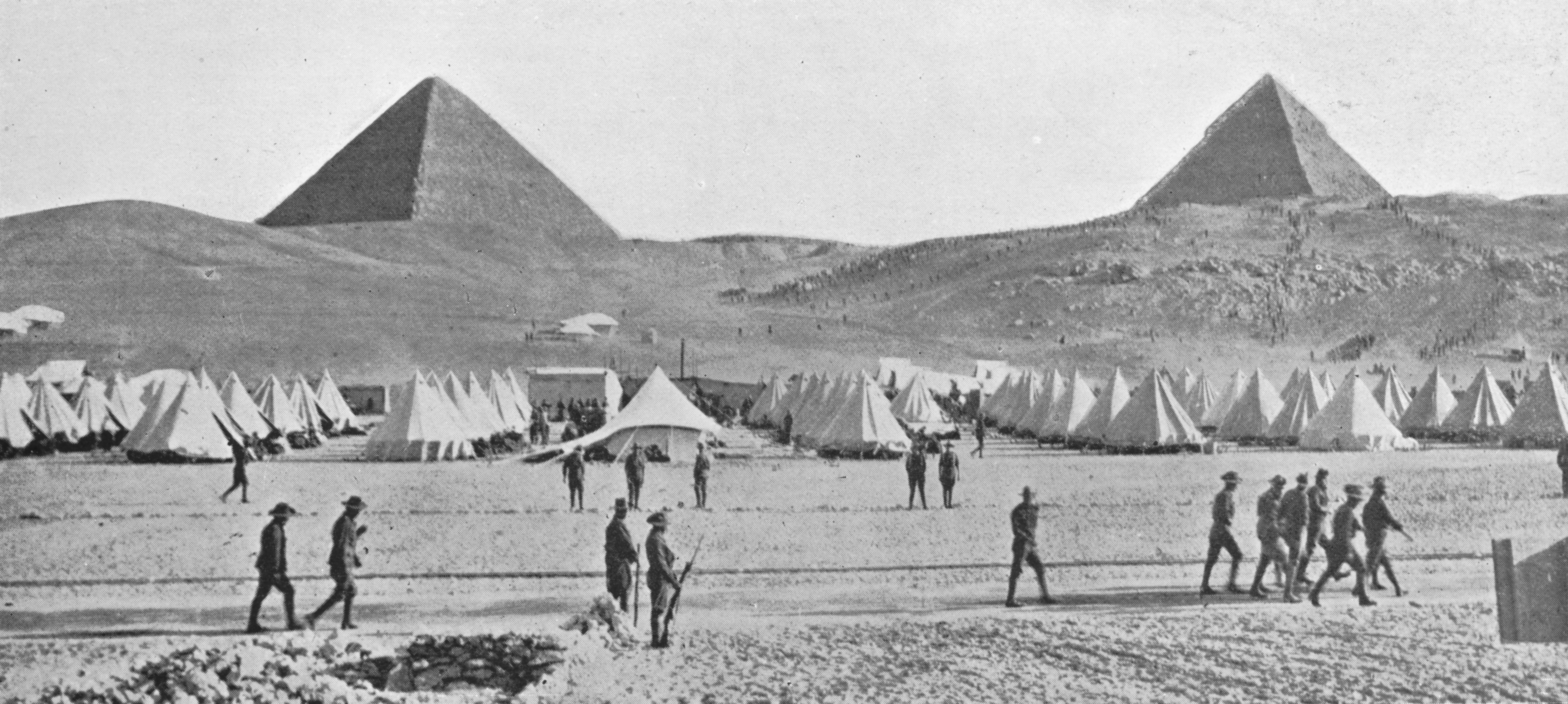 Australian troops in Egypt during World War I