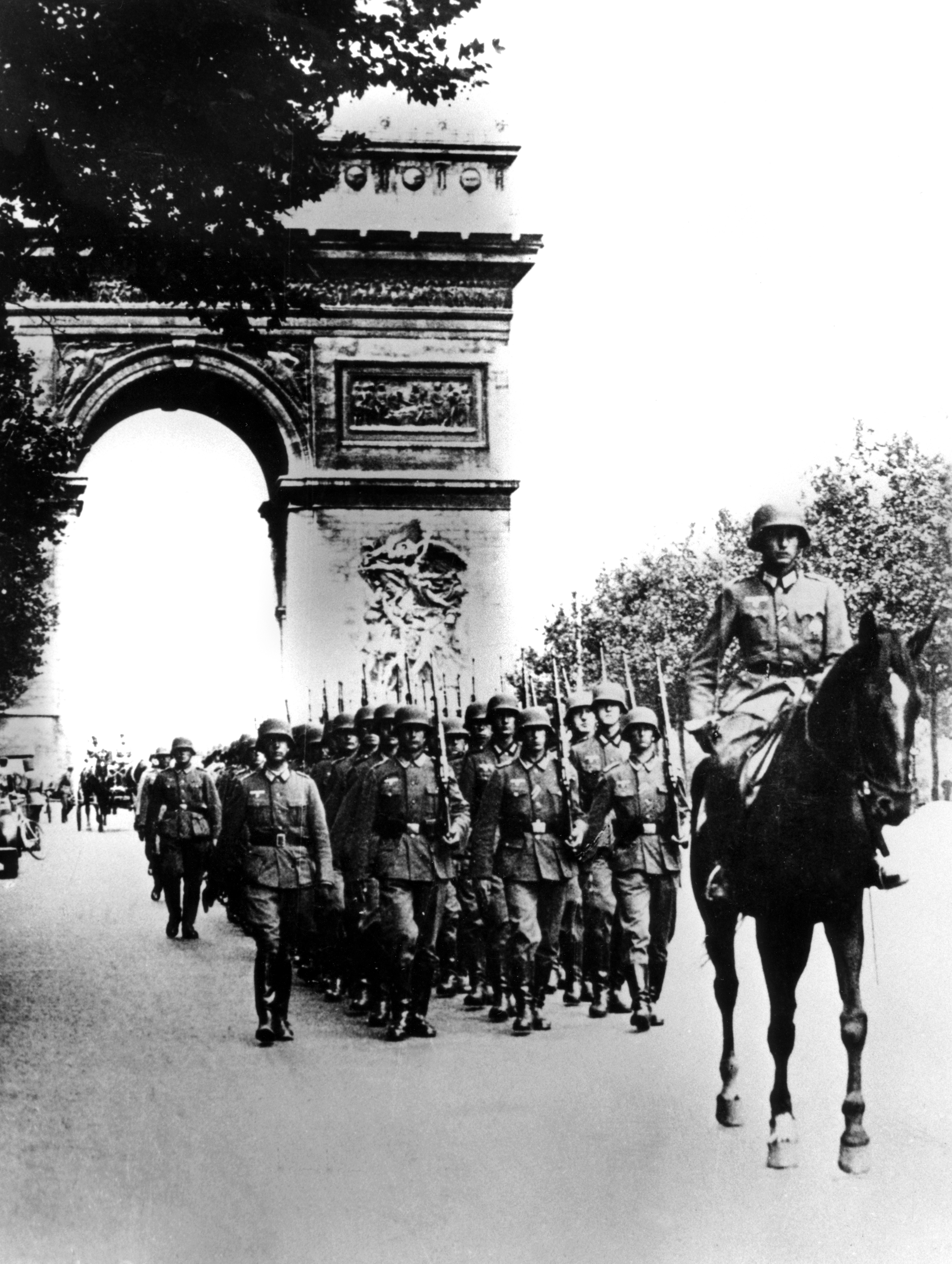 German troops in Paris