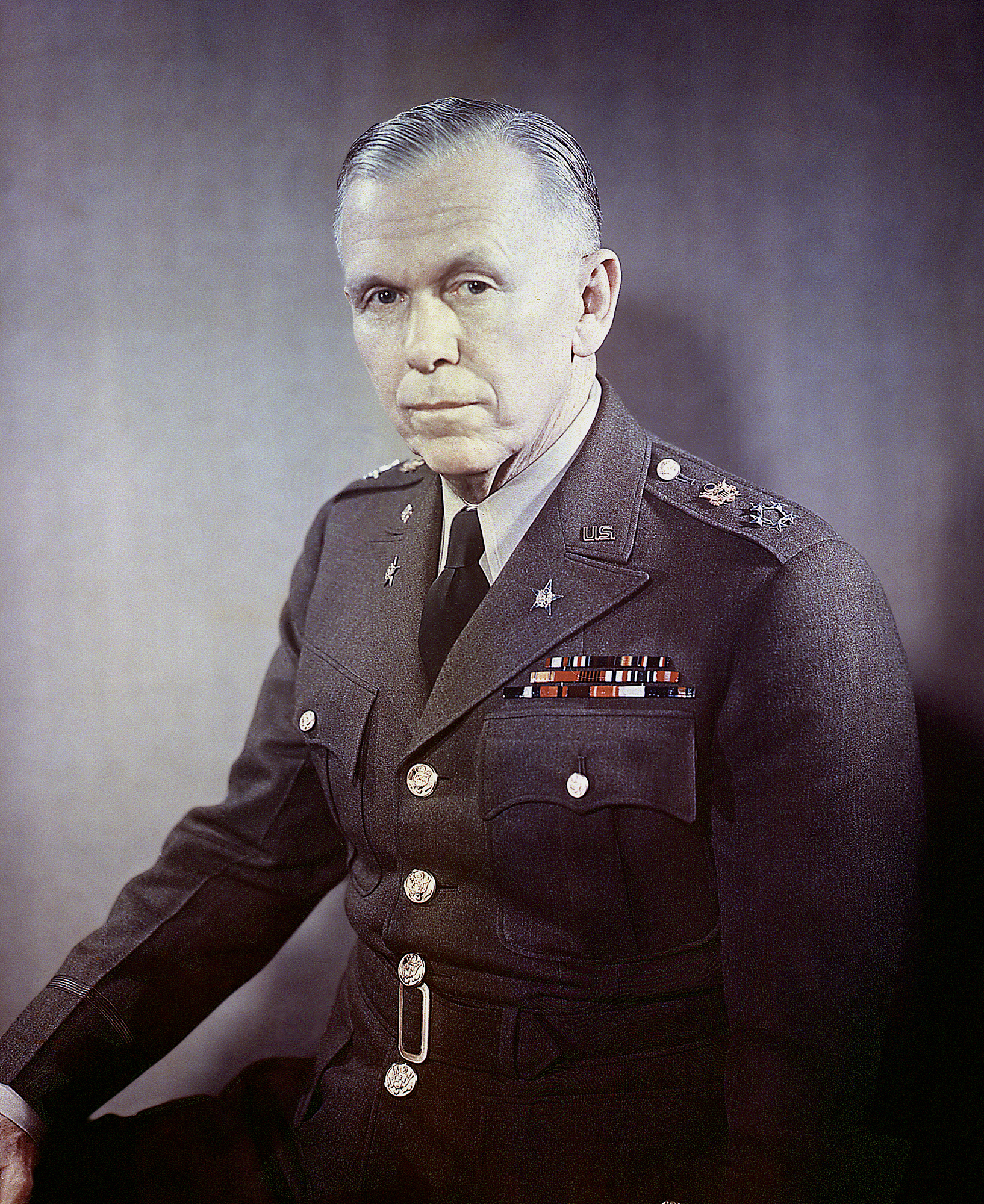 American soldier and statesman George C. Marshall