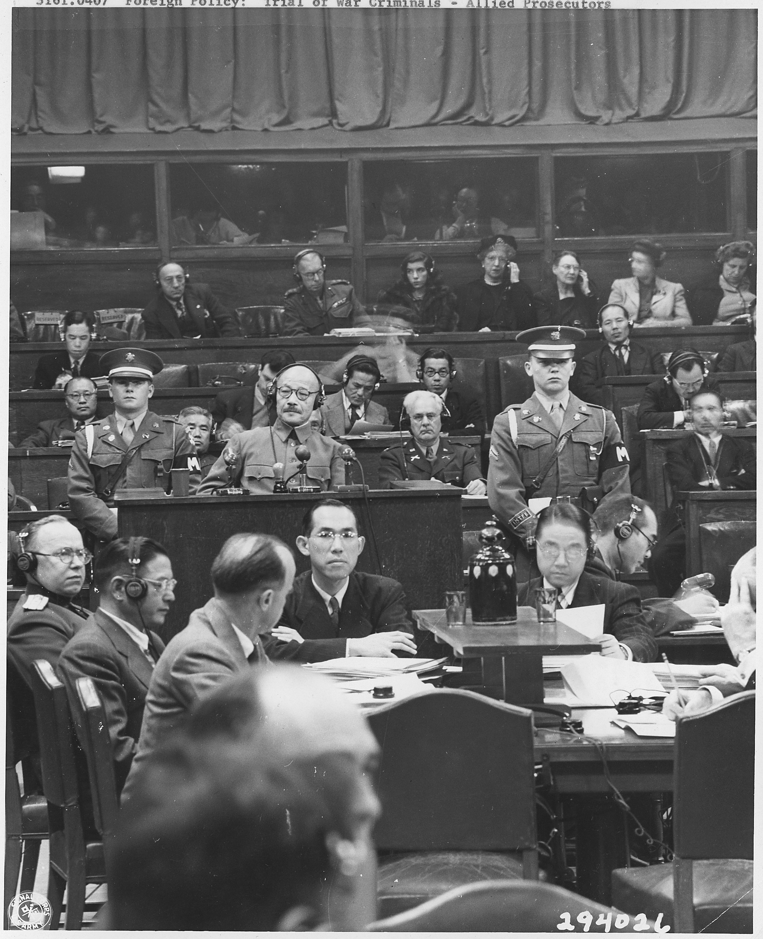 Trial of the Japanese General Hideki Tojo