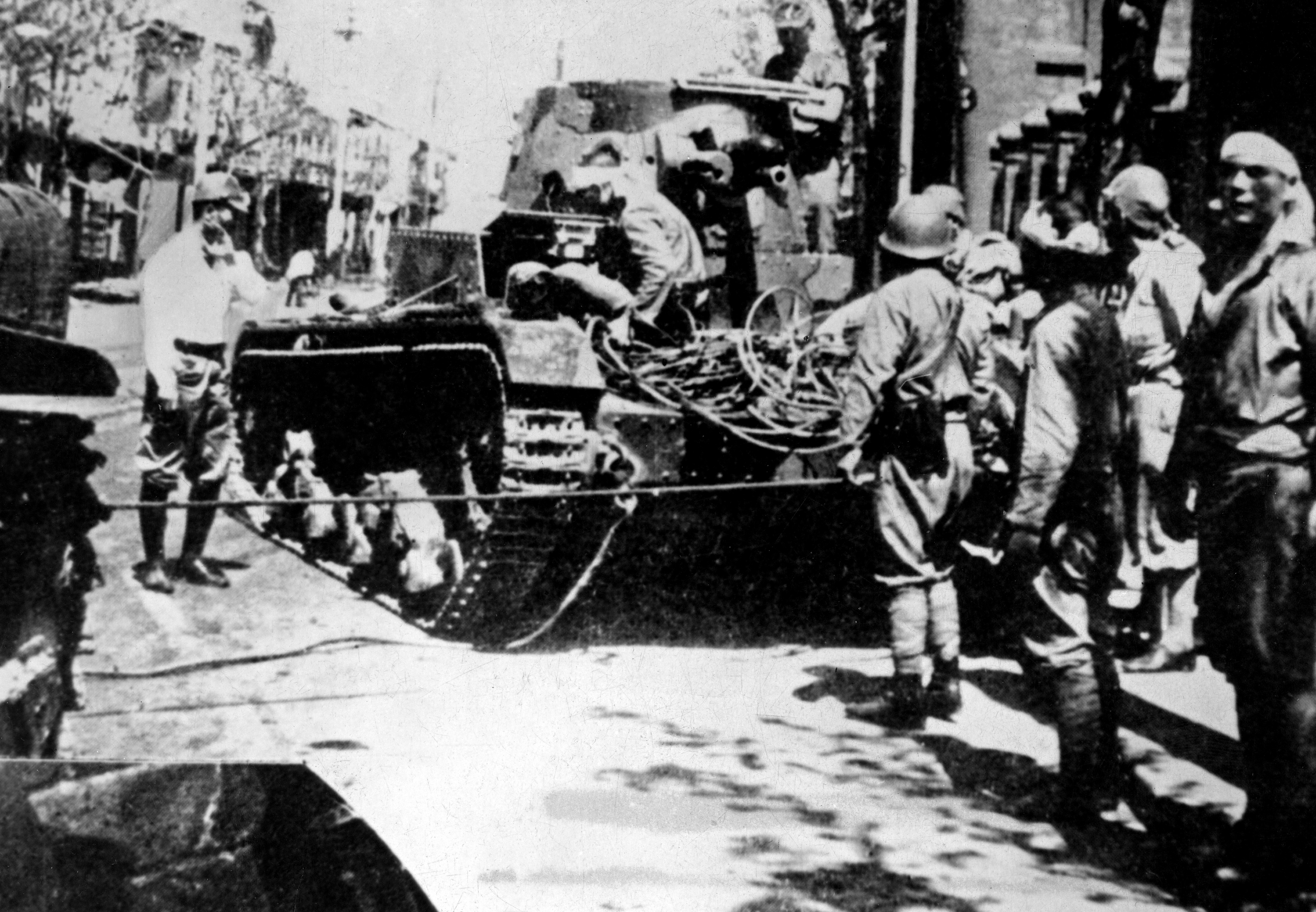 Japanese troops in Malaya during World War II