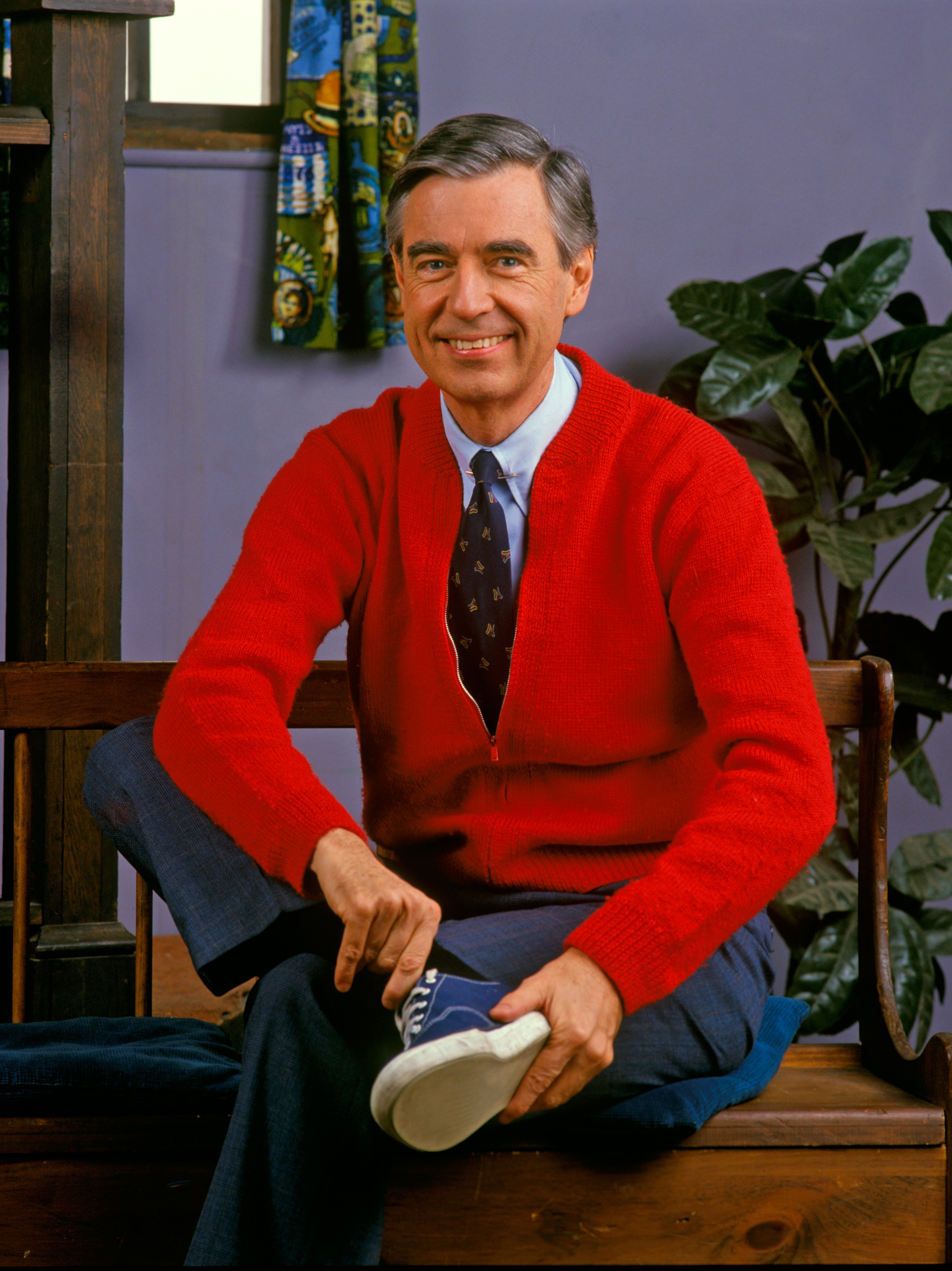 The American children's television personality Fred Rogers