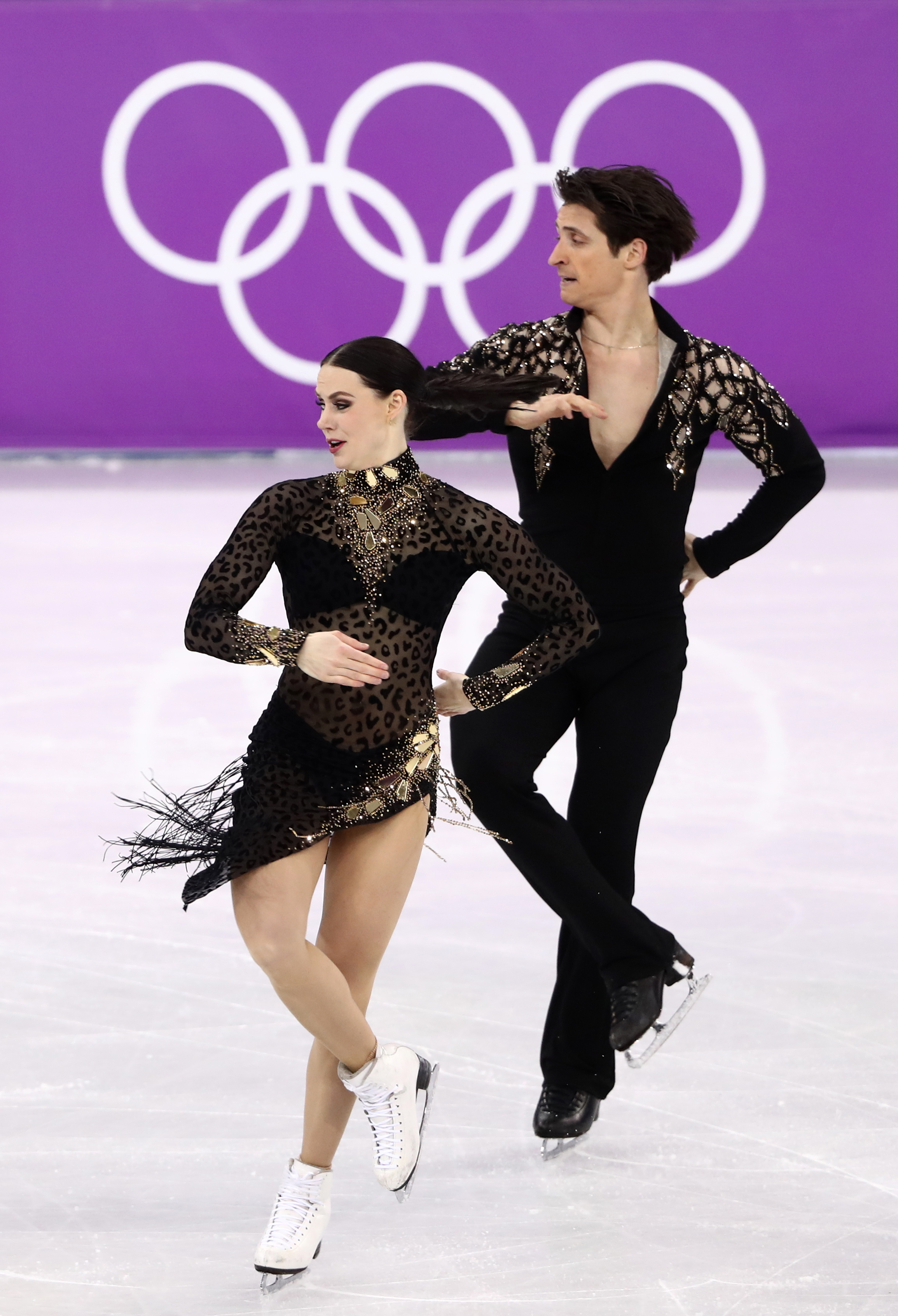 Canadian ice dancers Virtue and Moir