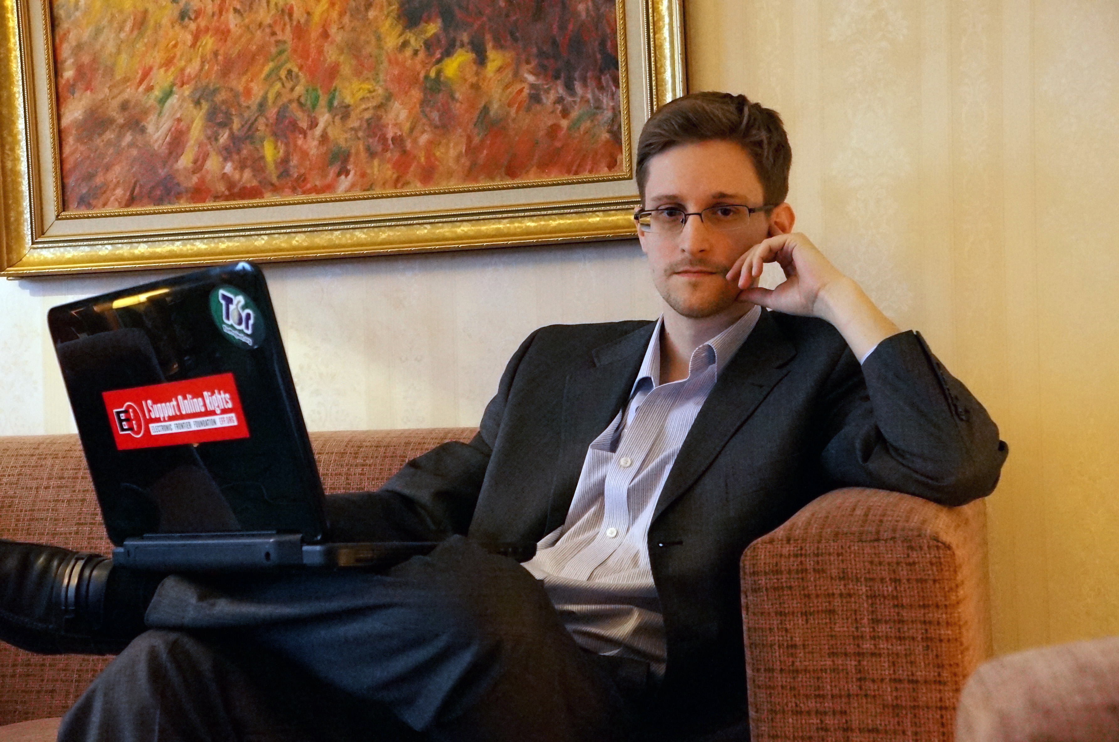 Former National Security Agency (NSA) contractor Edward Snowden