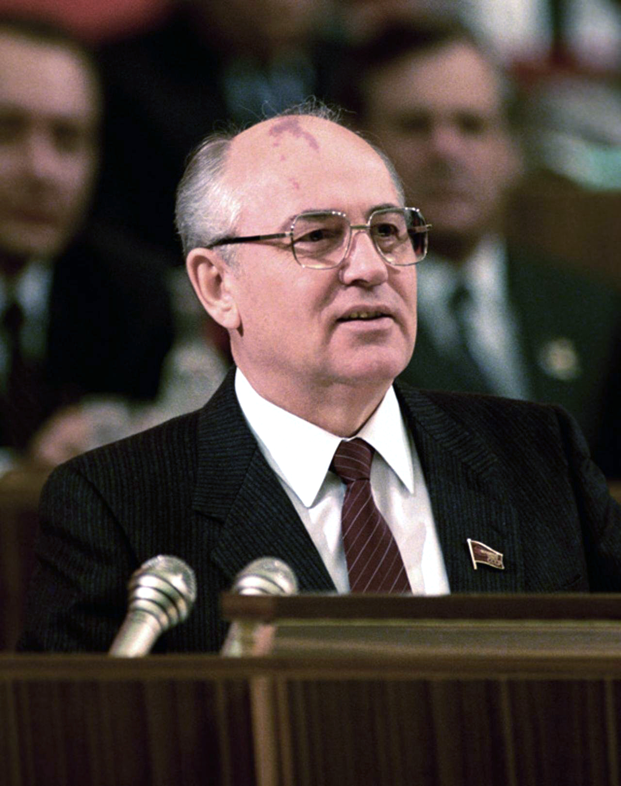 Mikhail Gorbachev, the leader of the Soviet Union from 1985 to 1991