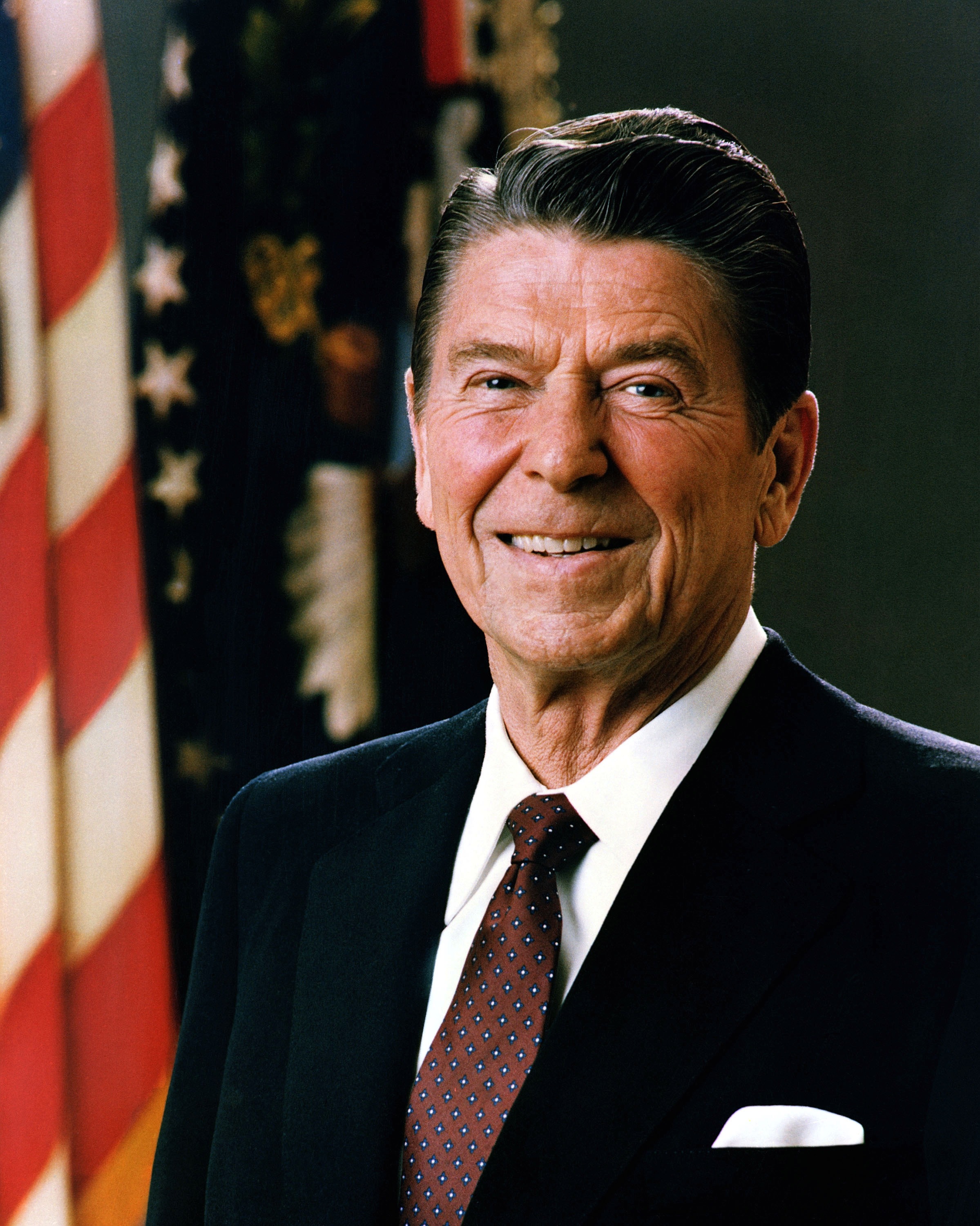 Ronald W. Reagan, 40th president of the United States, served from 1981 to 1989.