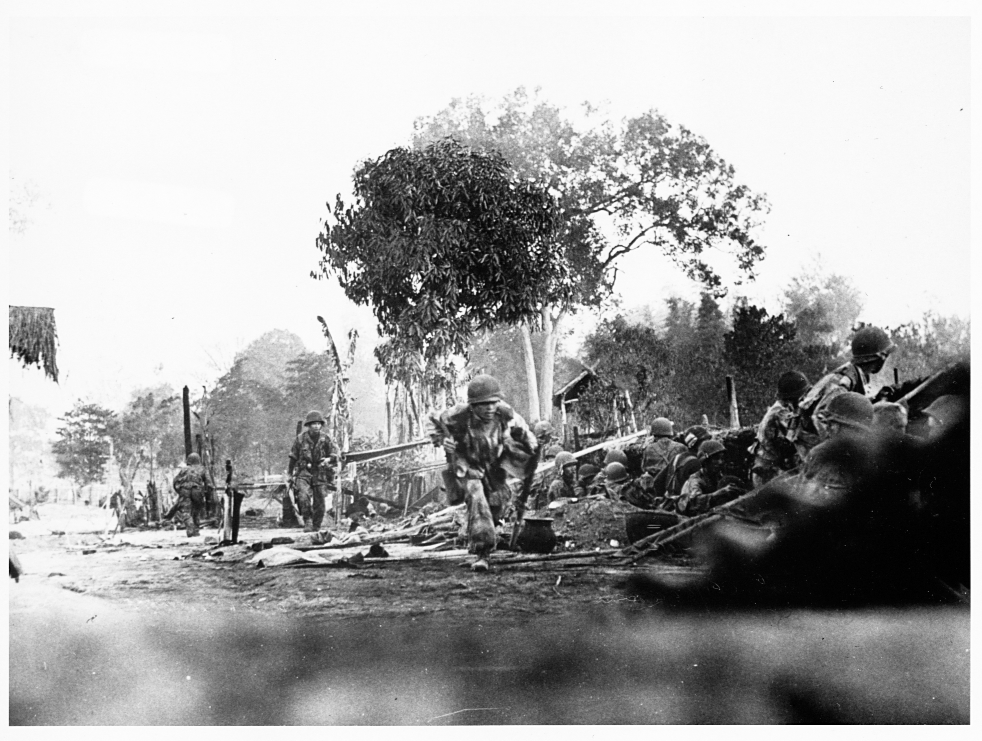 South Vietnamese paratroopers in Indochina