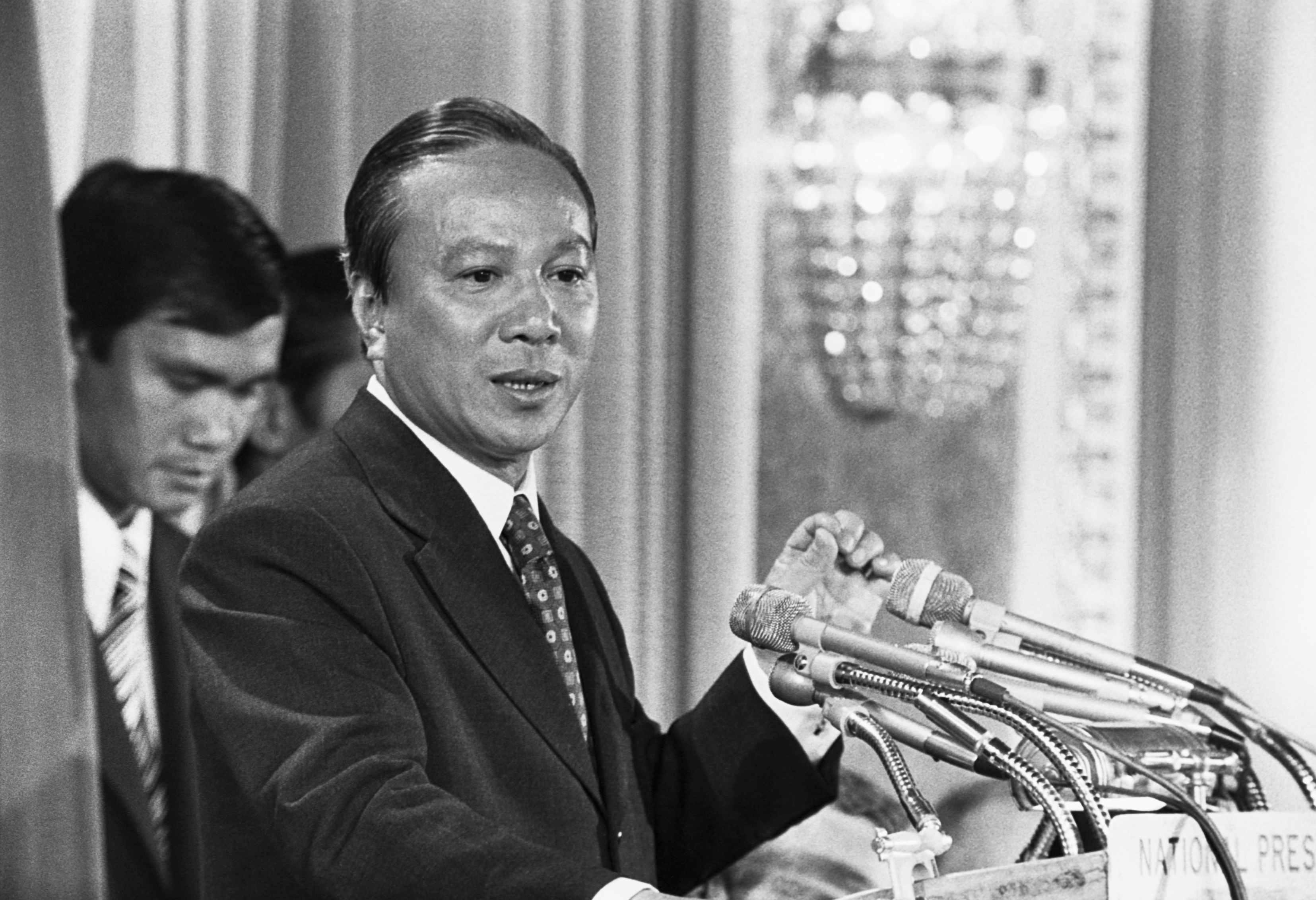 Nguyen Van Thieu, president of South Vietnam