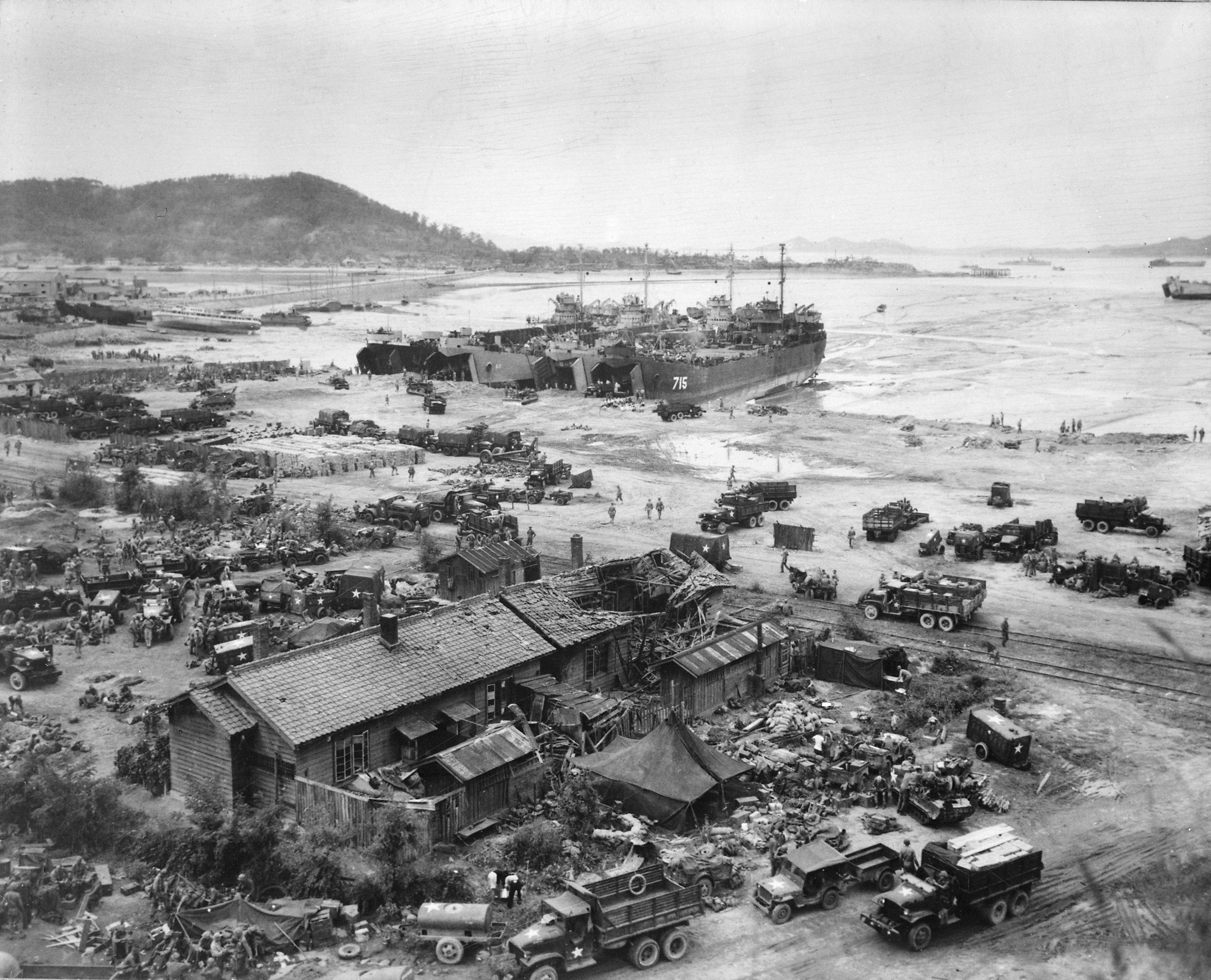 U.S. forces landing at Incheon