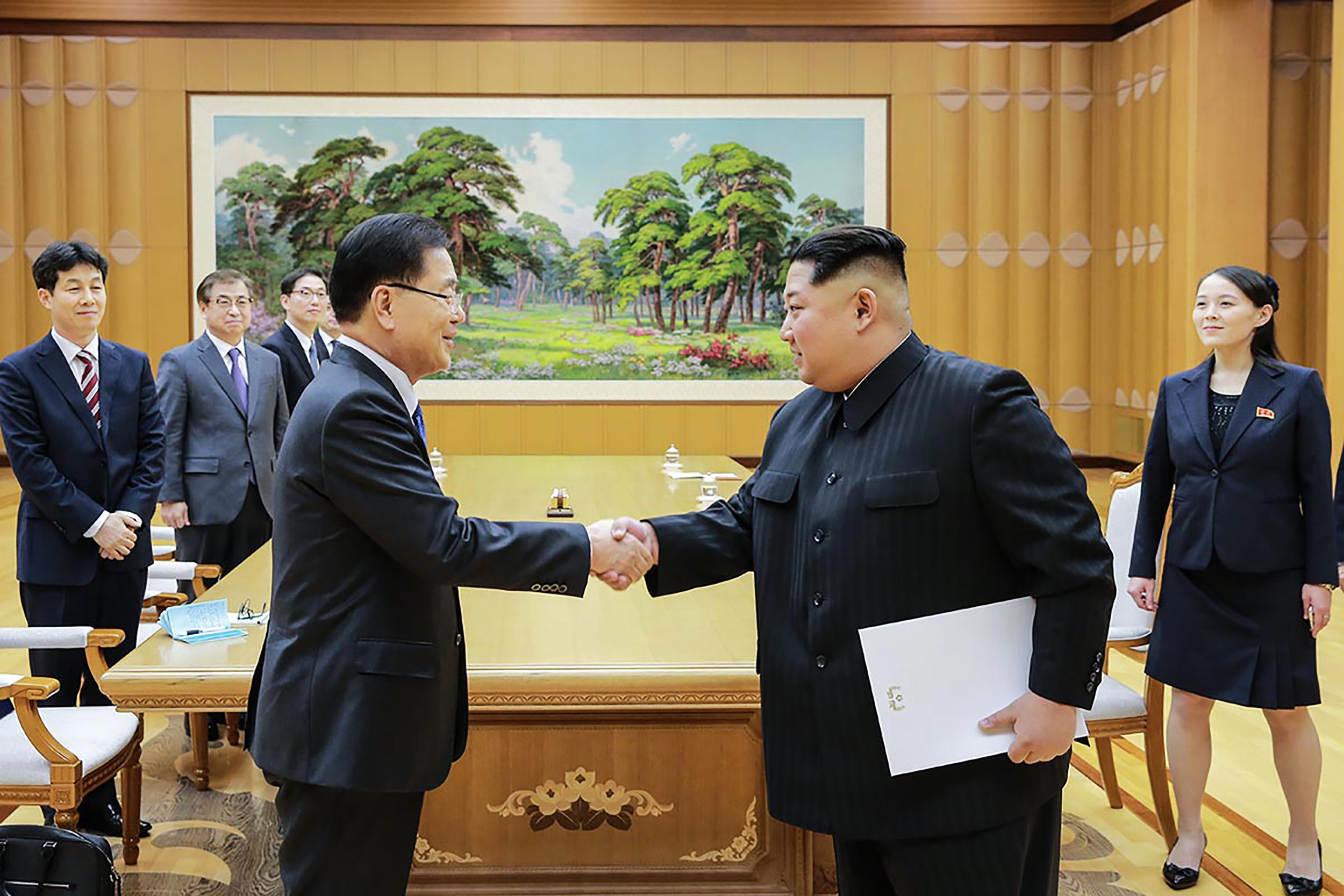 Pyongyang peace talks in 2018