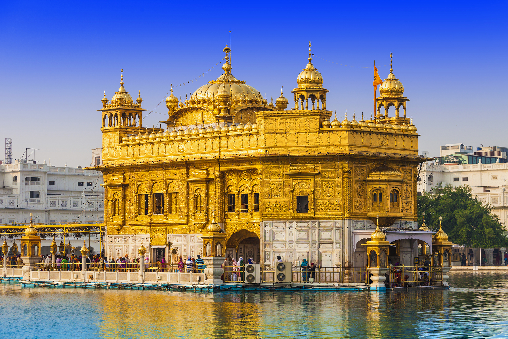 Golden Temple, sacred Sikh shrine in Amritsar, Punjab, India