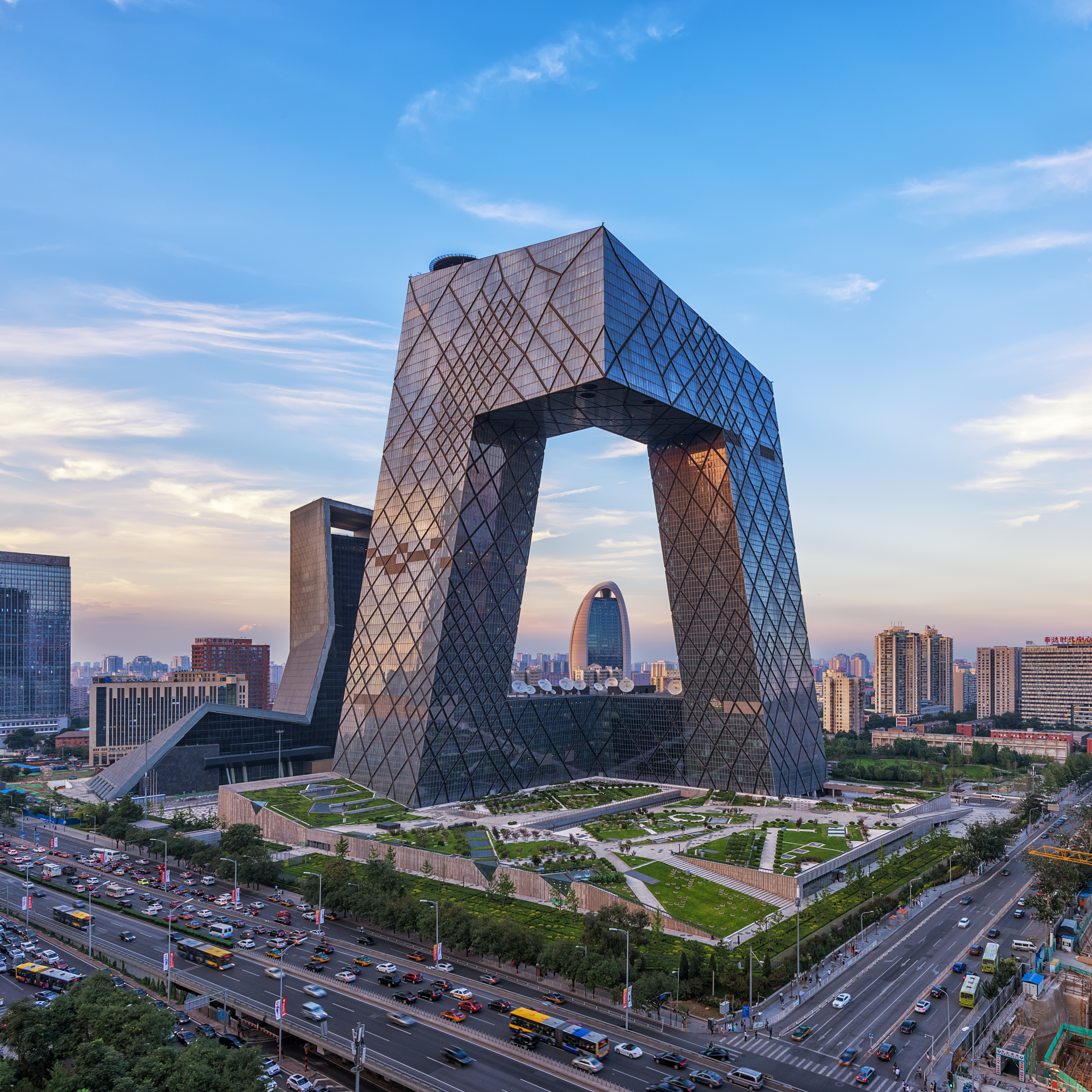 CCTV Headquarters building in Beijing, China