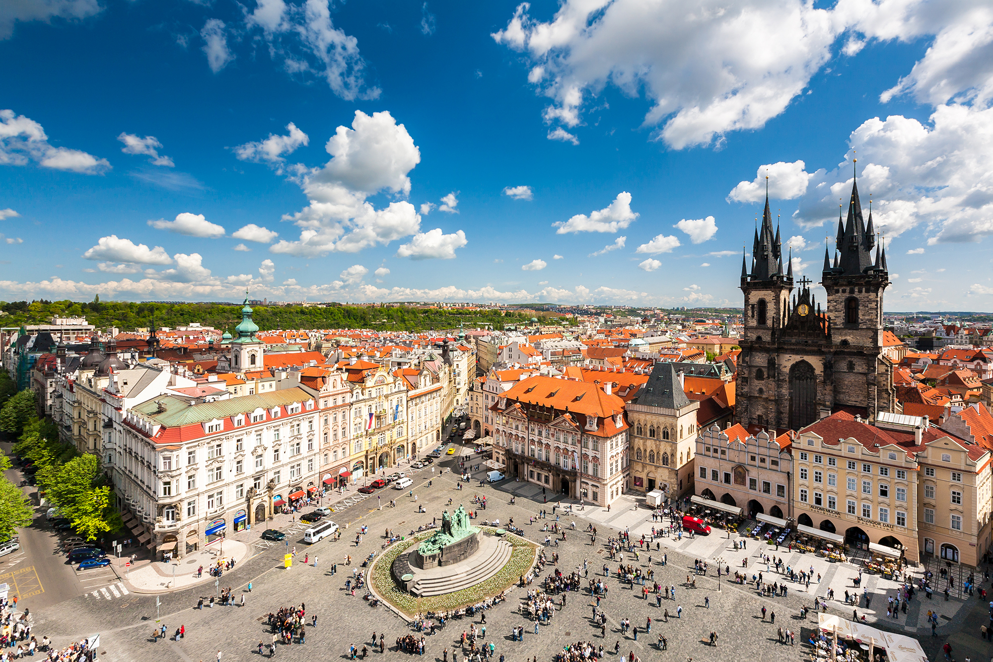 Old Town Square in Prague, the Czech Republic