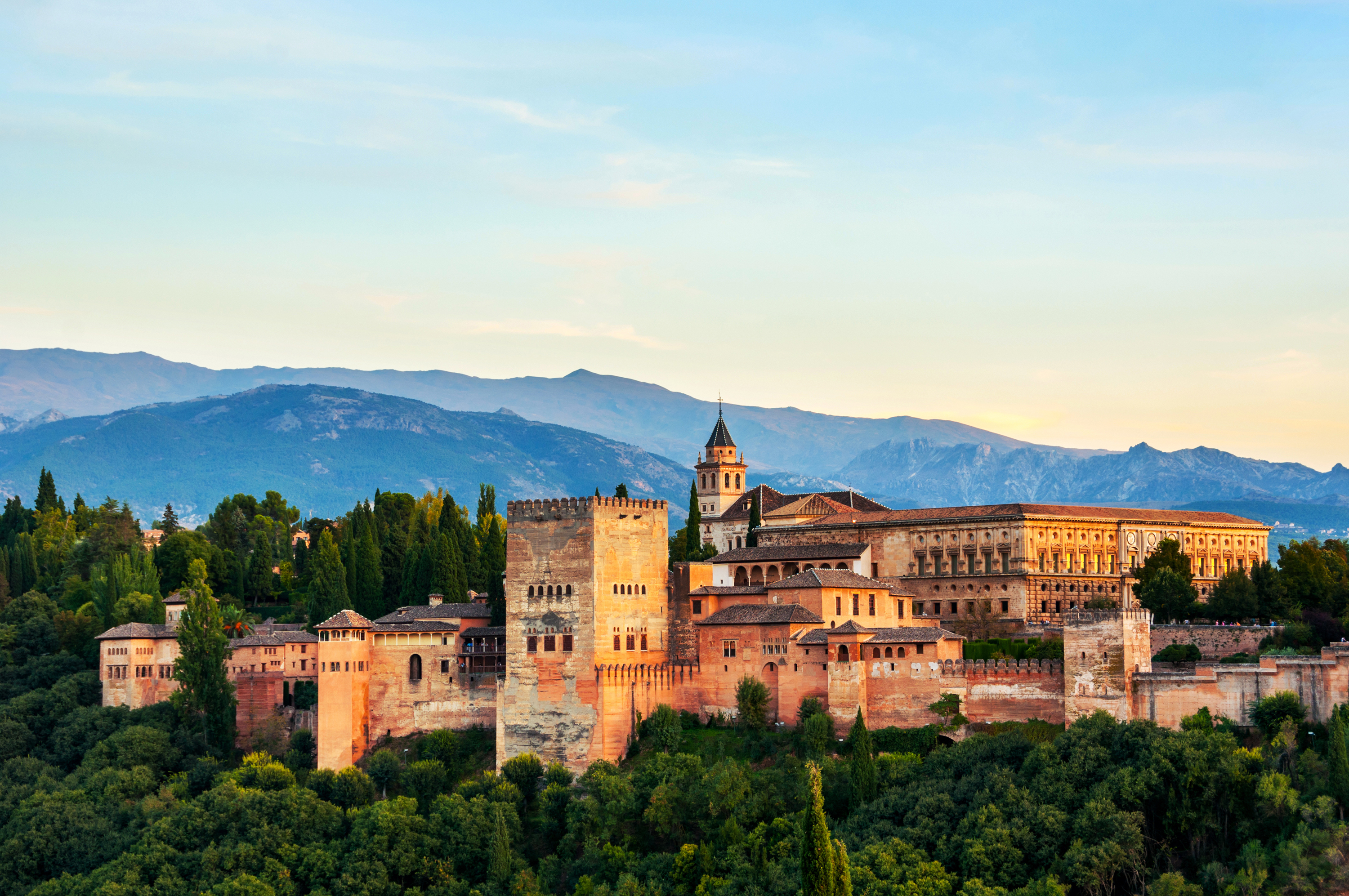 Alhambra Palace in Granada, Spain