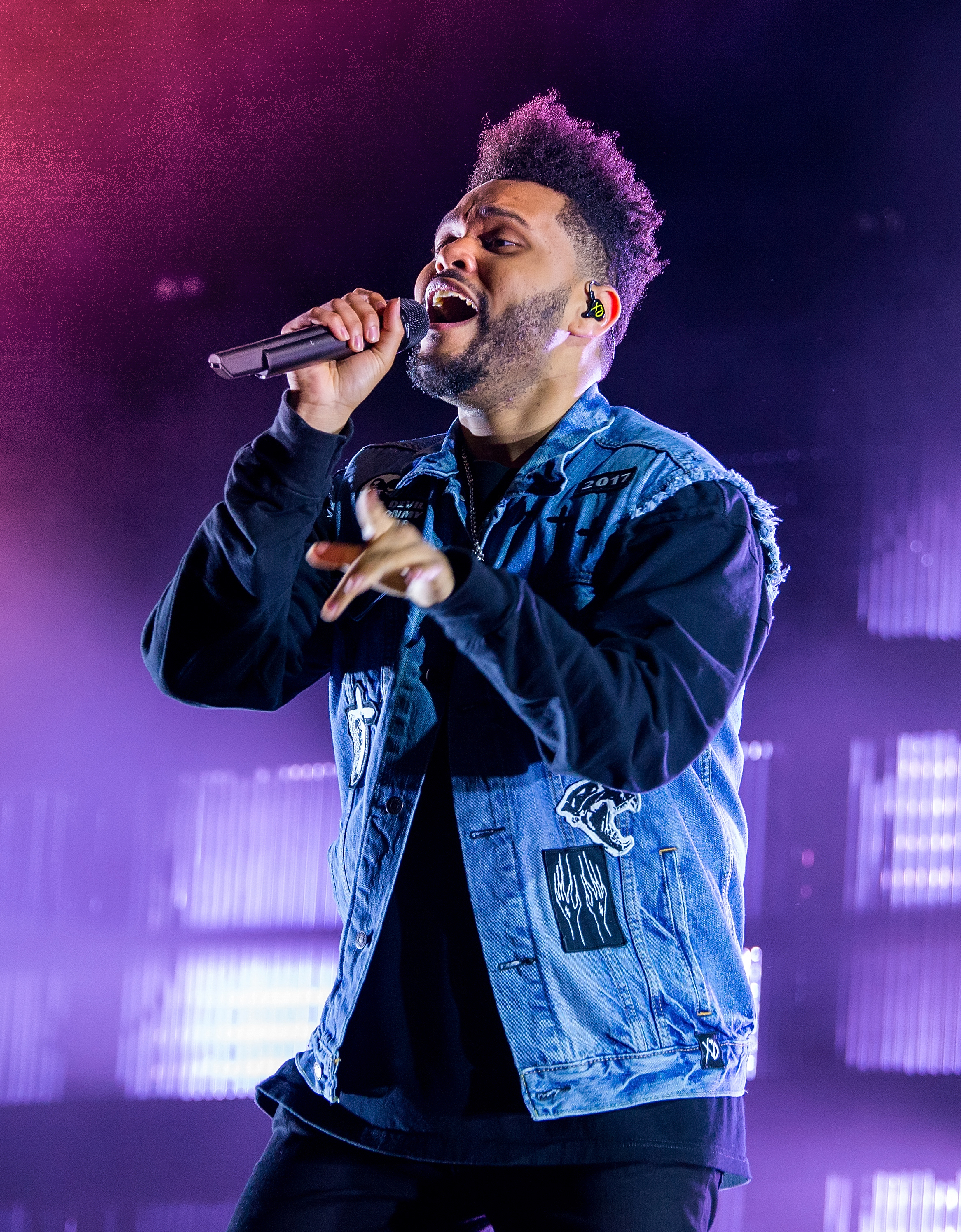 Canadian singer and songwriter The Weeknd