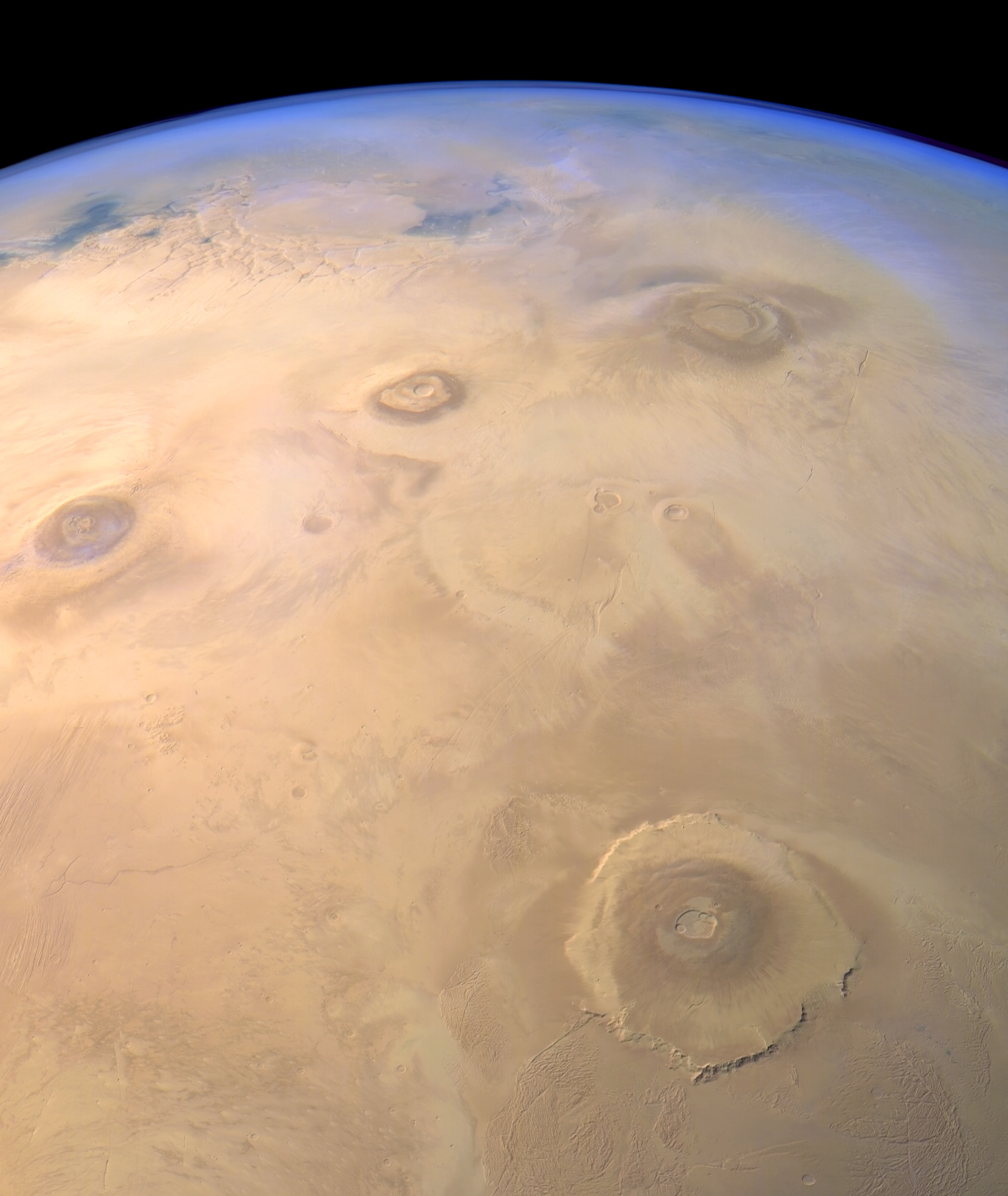 Volcanoes on Mars