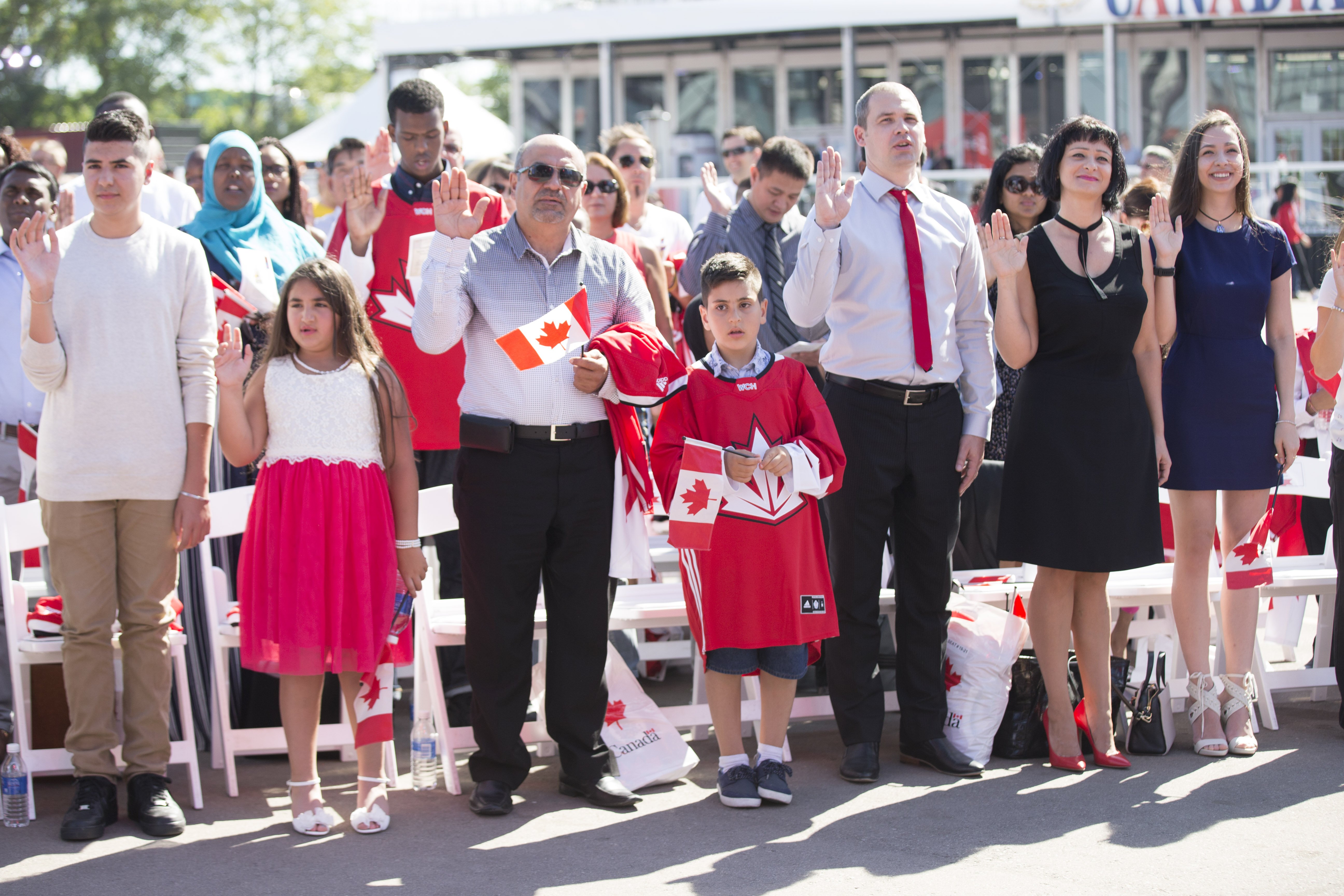 Naturalization ceremony in Toronto, Canada