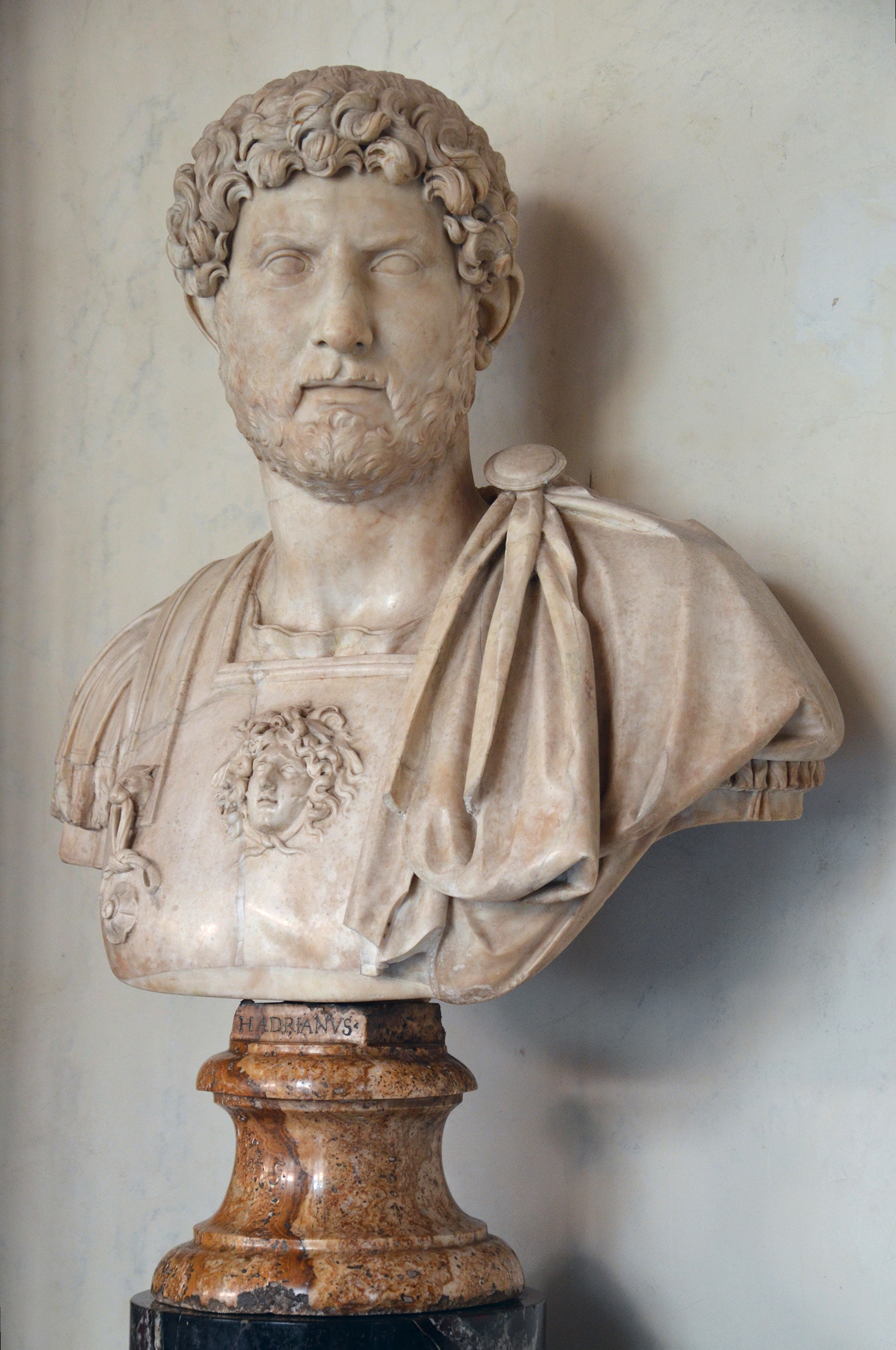 Bust of the Roman Emperor Hadrian