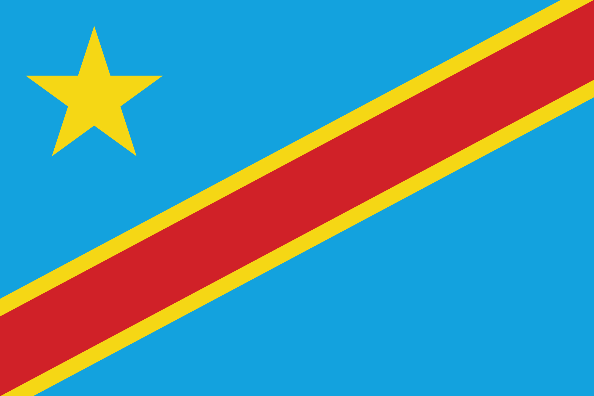 Democratic Republic of the Congo flag