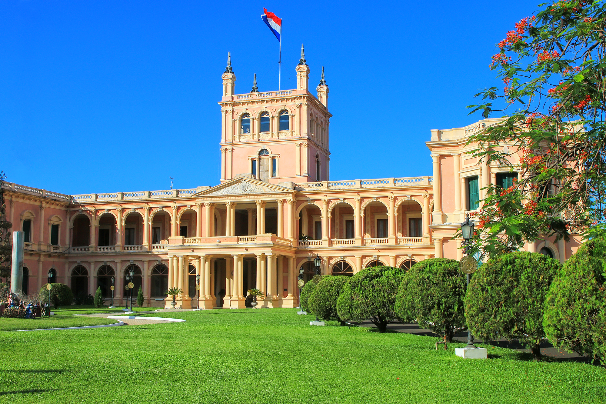 Presidential palace in Asuncion, Paraguay