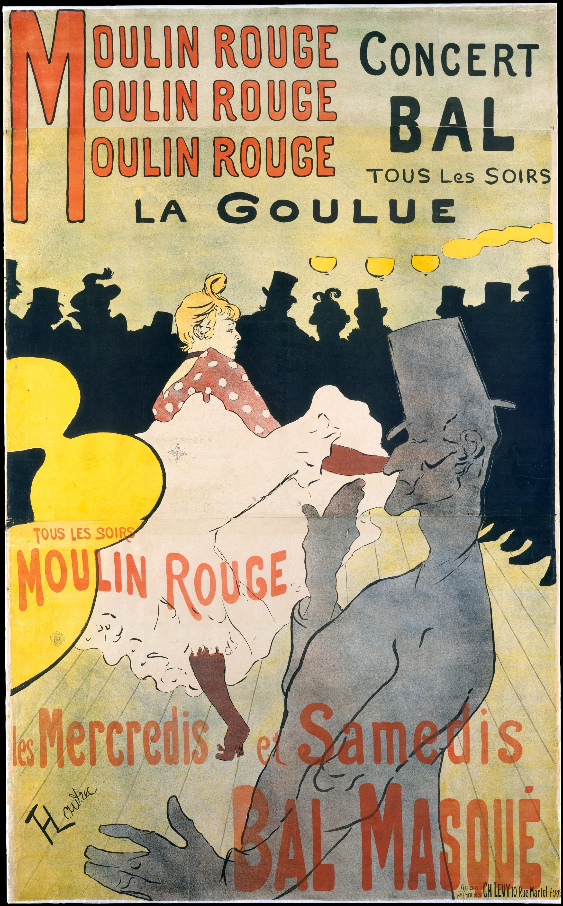 Lithograph by Toulouse-Lautrec