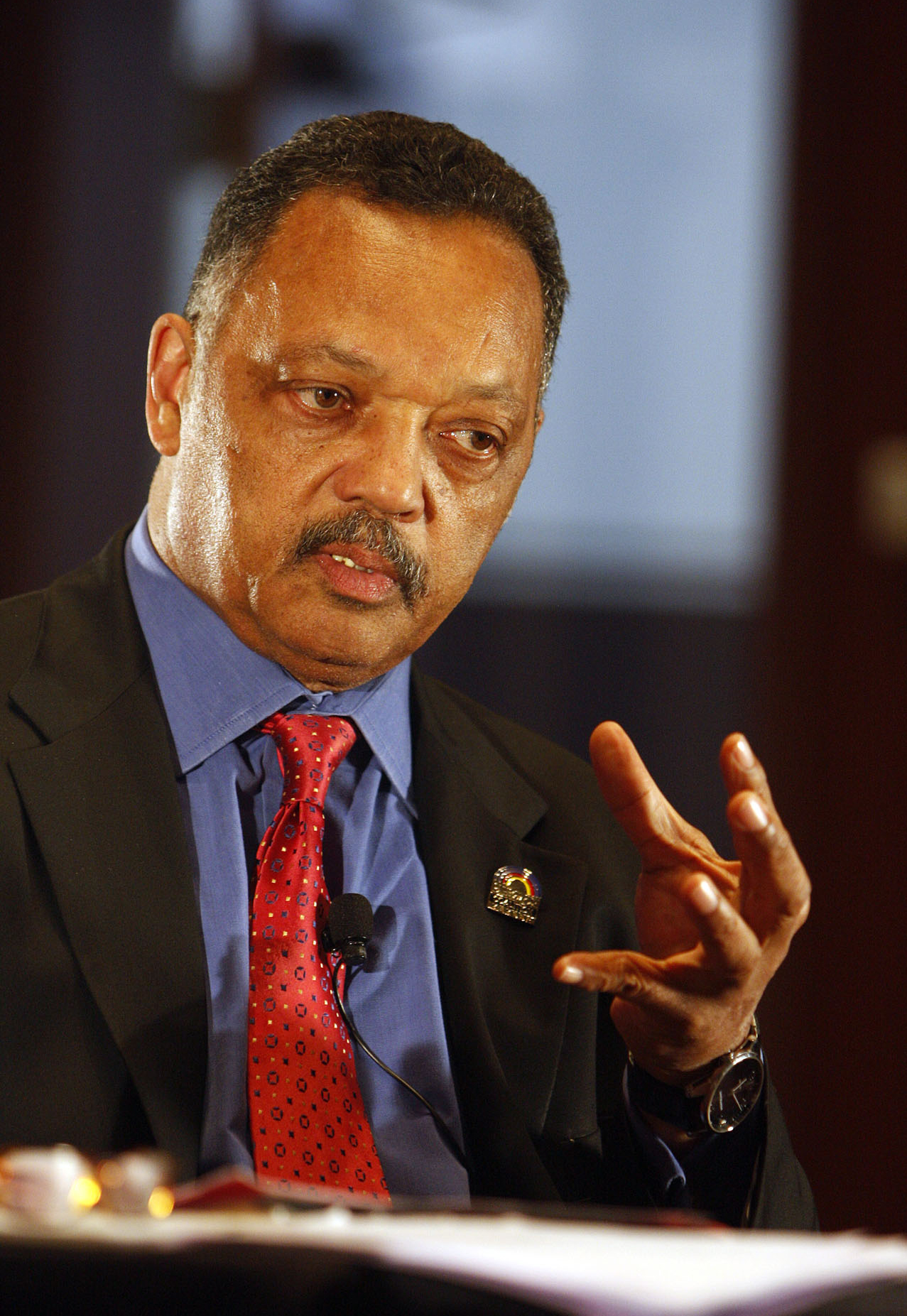 Jesse Jackson is an African American civil rights leader.