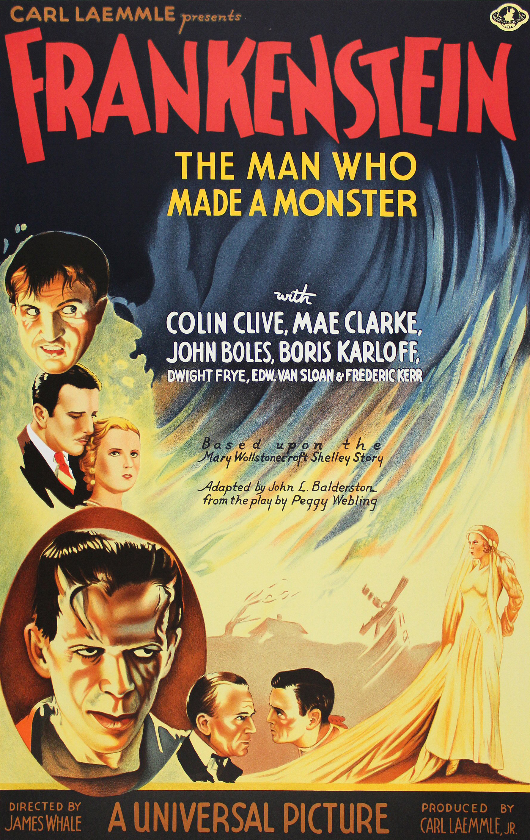 Poster for the film Frankenstein