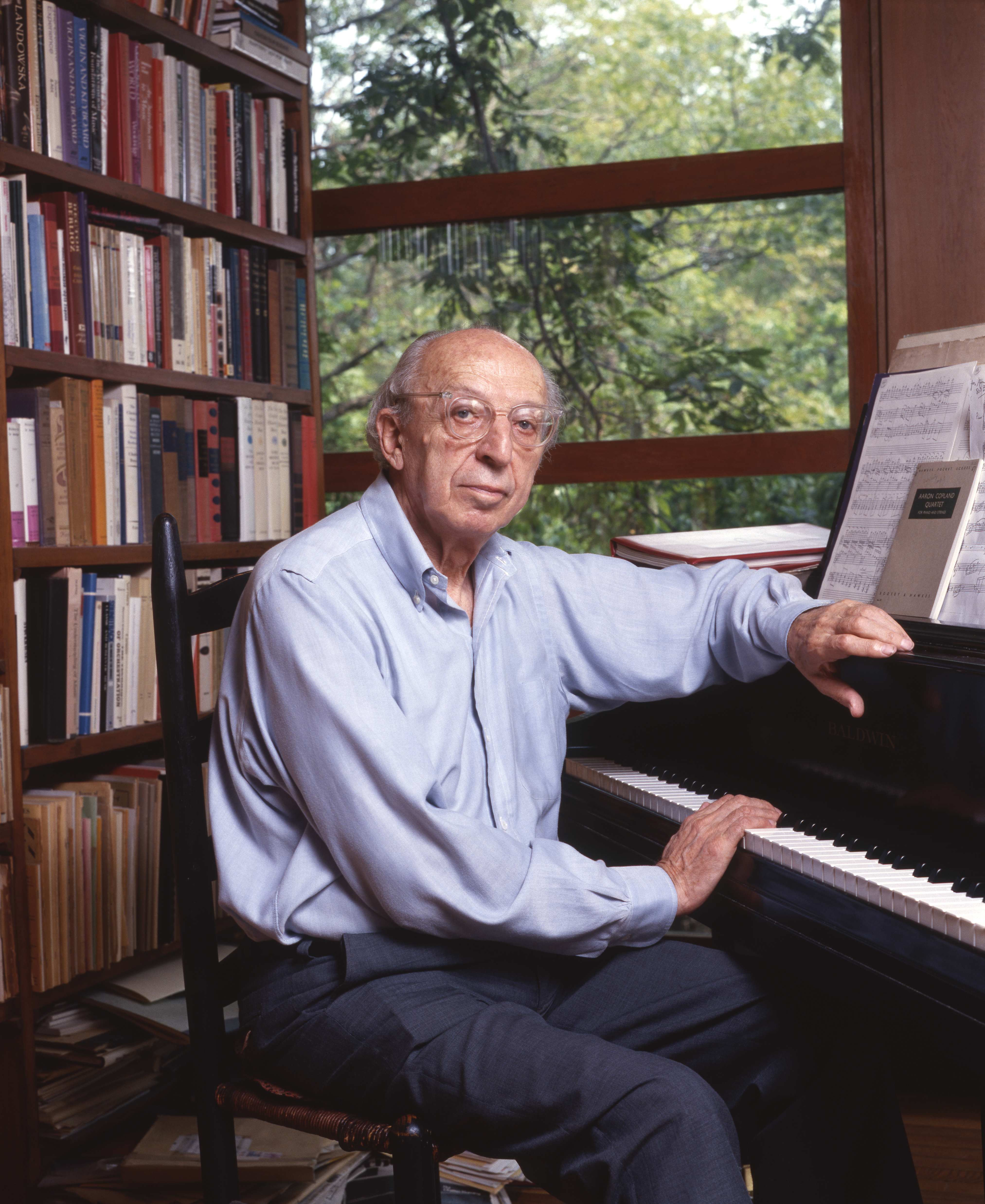 Aaron Copland was an American composer known for his work on American themes.