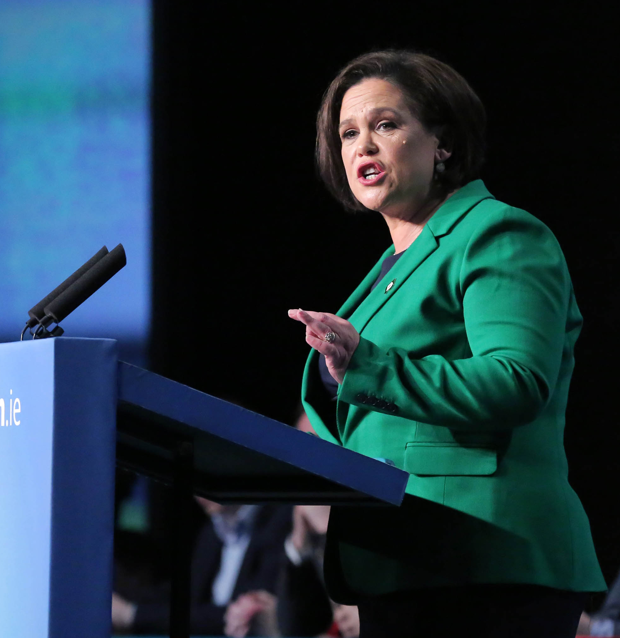 Irish politician Mary Lou McDonald, leader of Sinn Féin