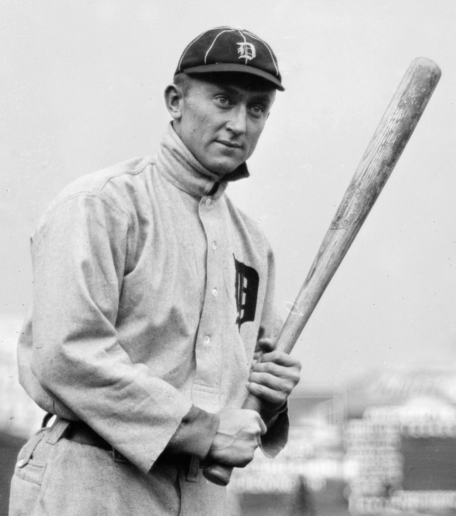 American baseball player Ty Cobb