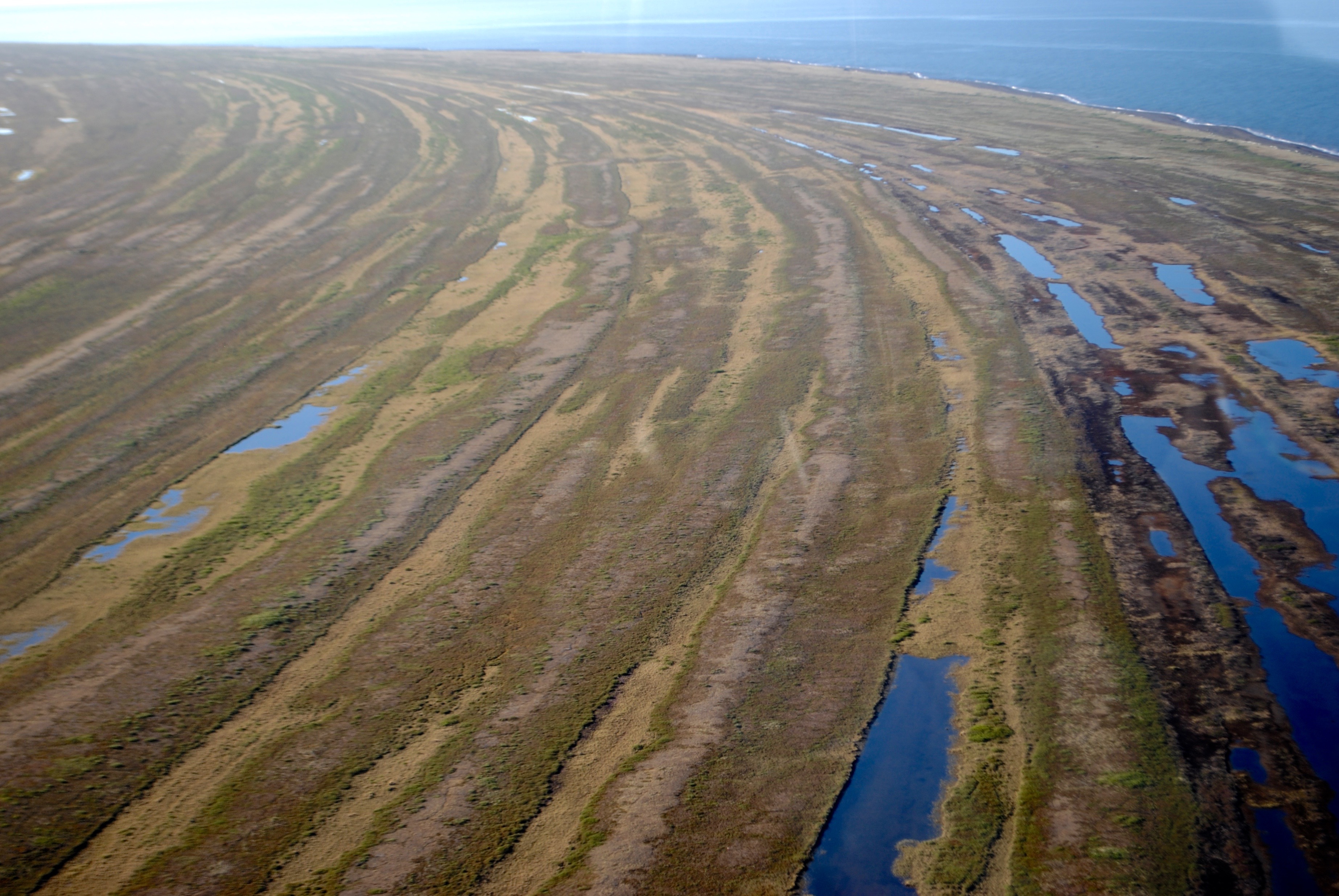 Beach ridges at Cape Krusenstern National Monument