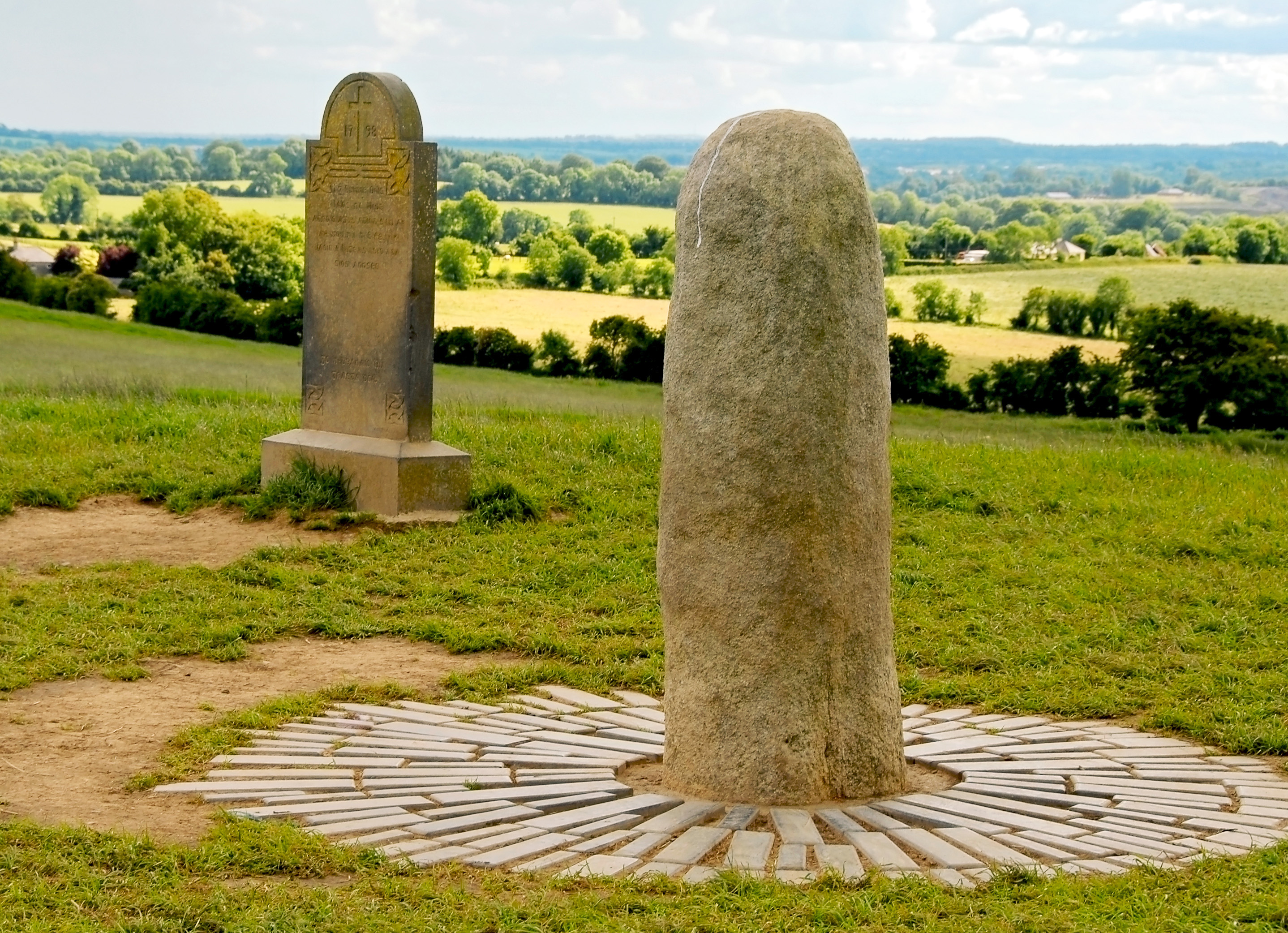 The Lia Fáil (Stone of Destiny) at the Hill of Tara