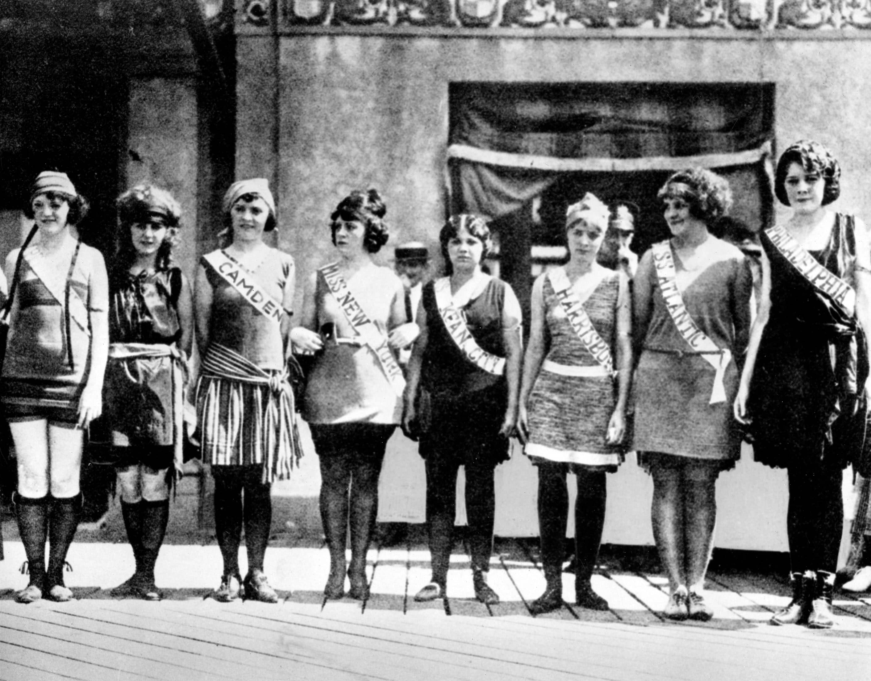 Miss America pageant contestants in 1921