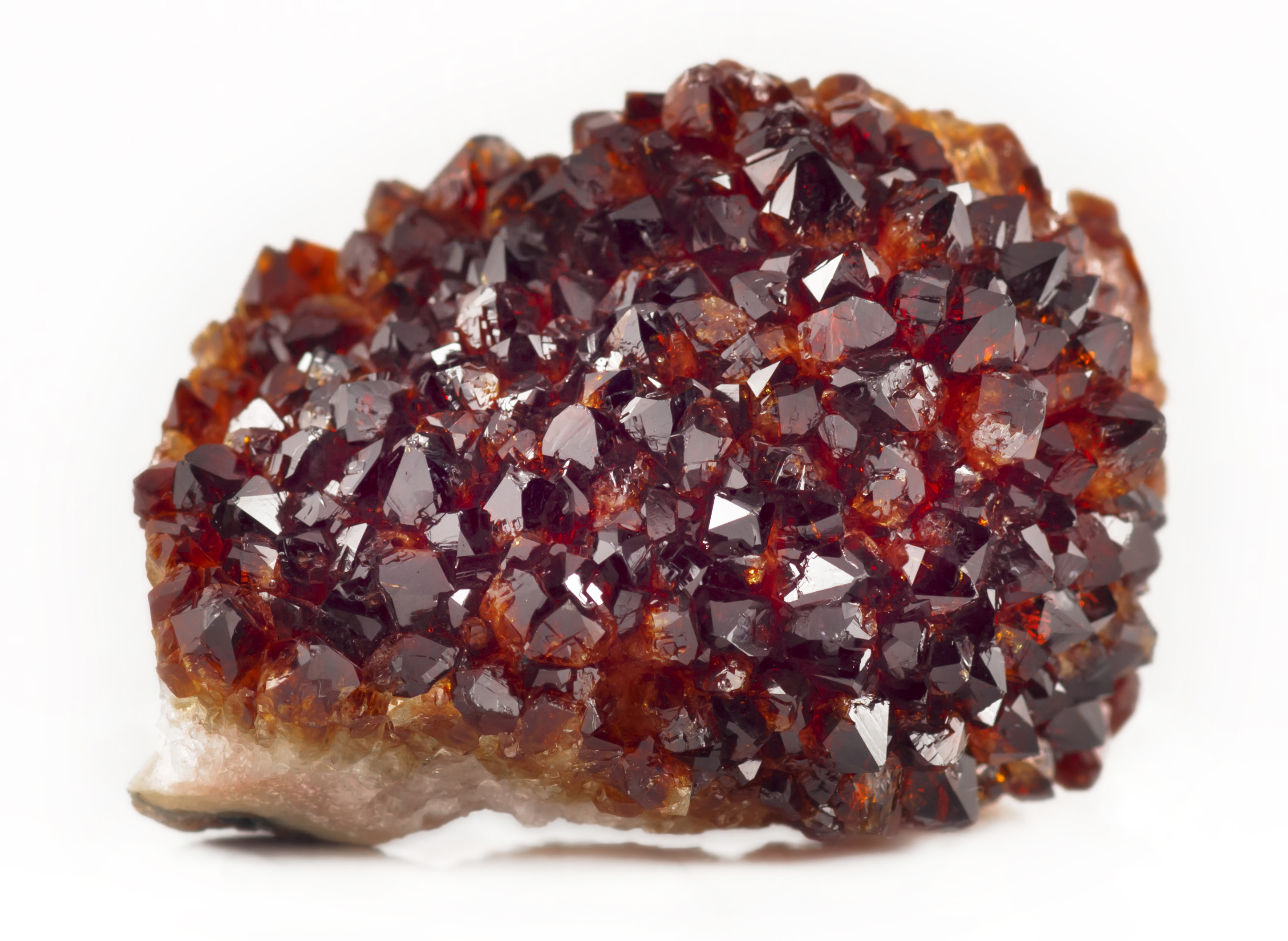 Garnet is a hard, glassy mineral that is sometimes used in making jewelry.