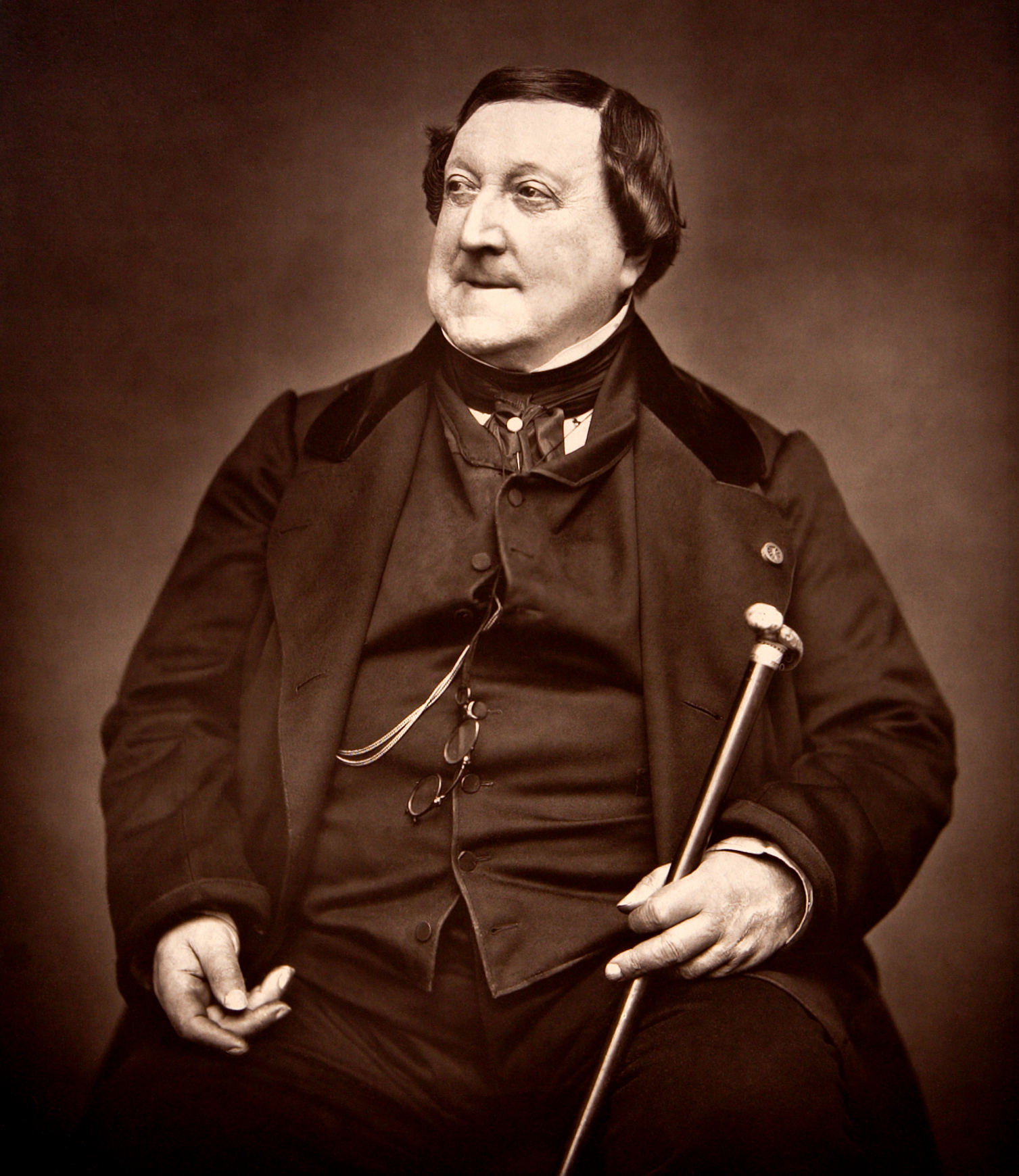 Italian composer Gioachino Rossini