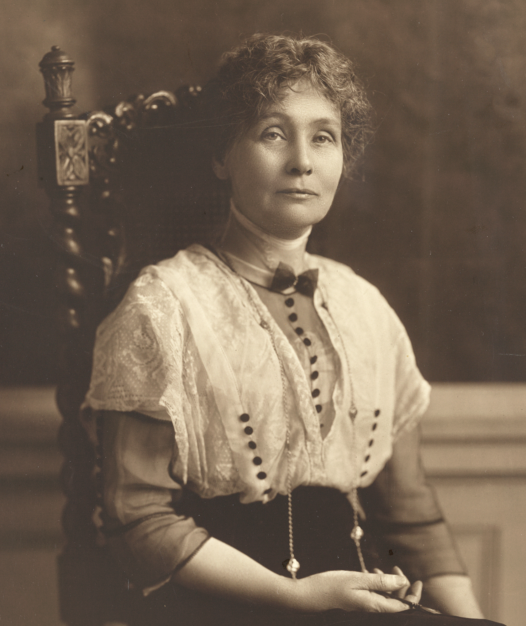 British suffragist Emmeline Pankhurst