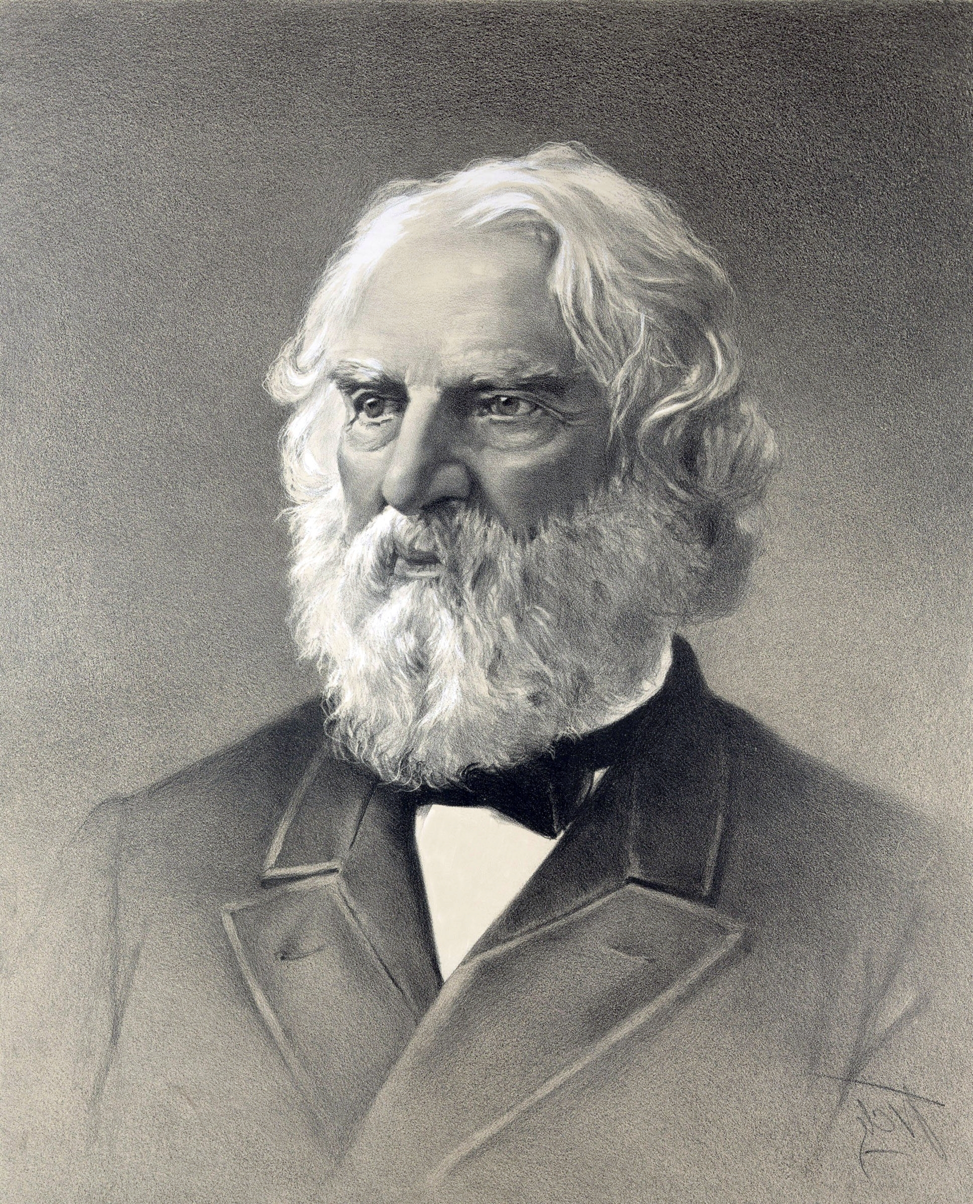 American poet Henry Wadsworth Longfellow