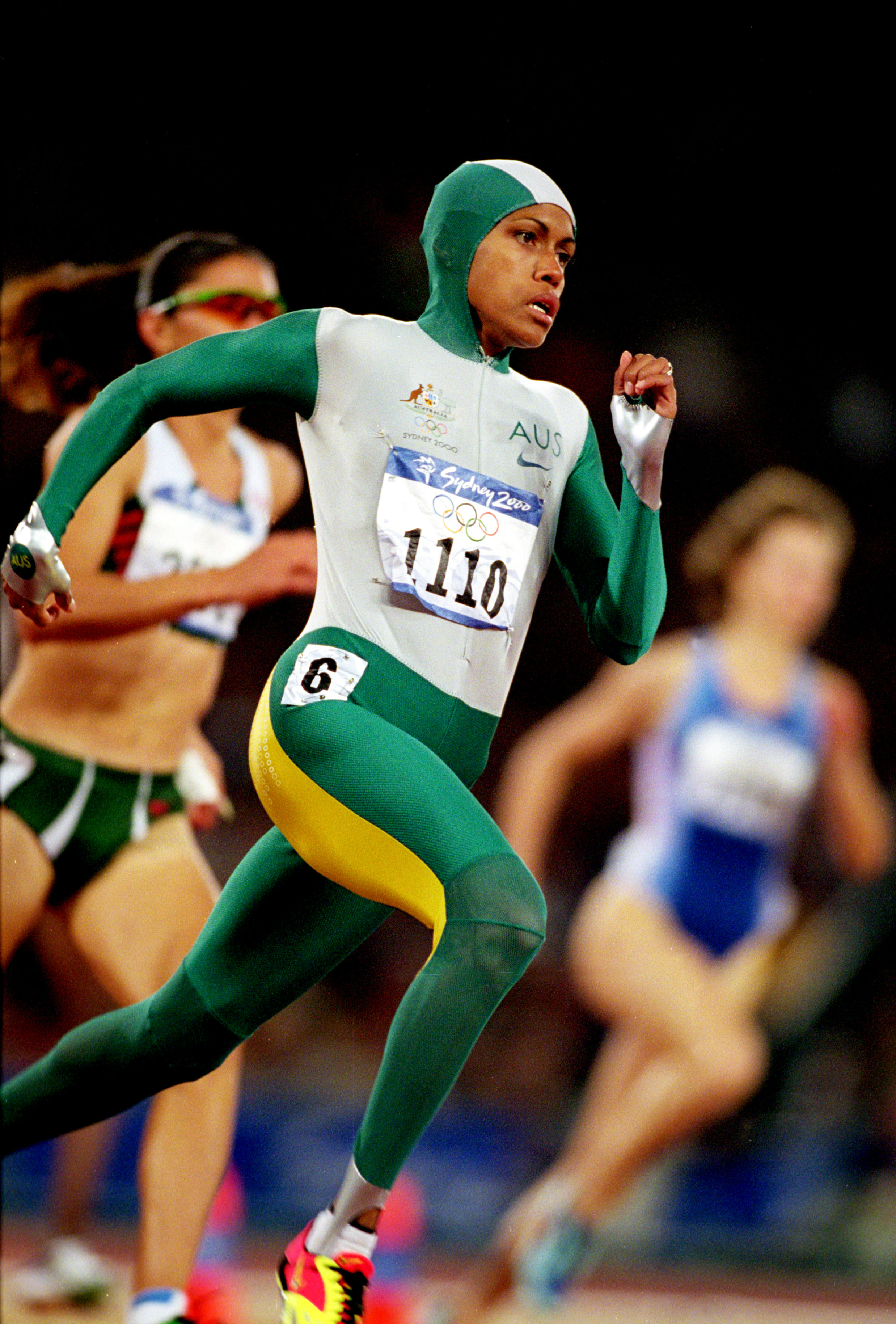 Australian track star Cathy Freeman