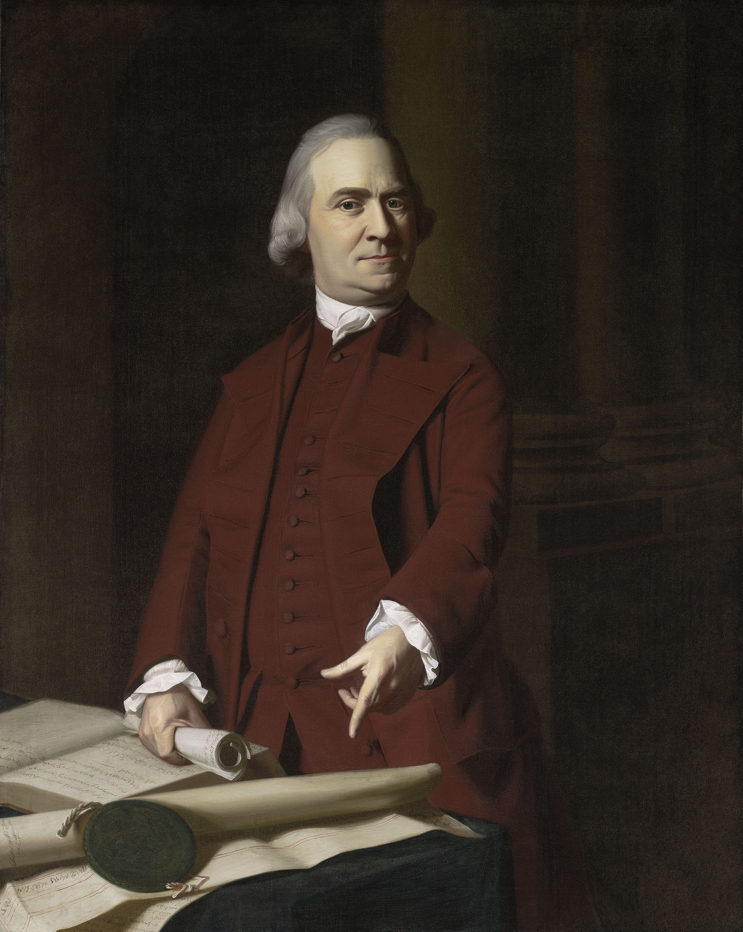 American patriot and politician Samuel Adams