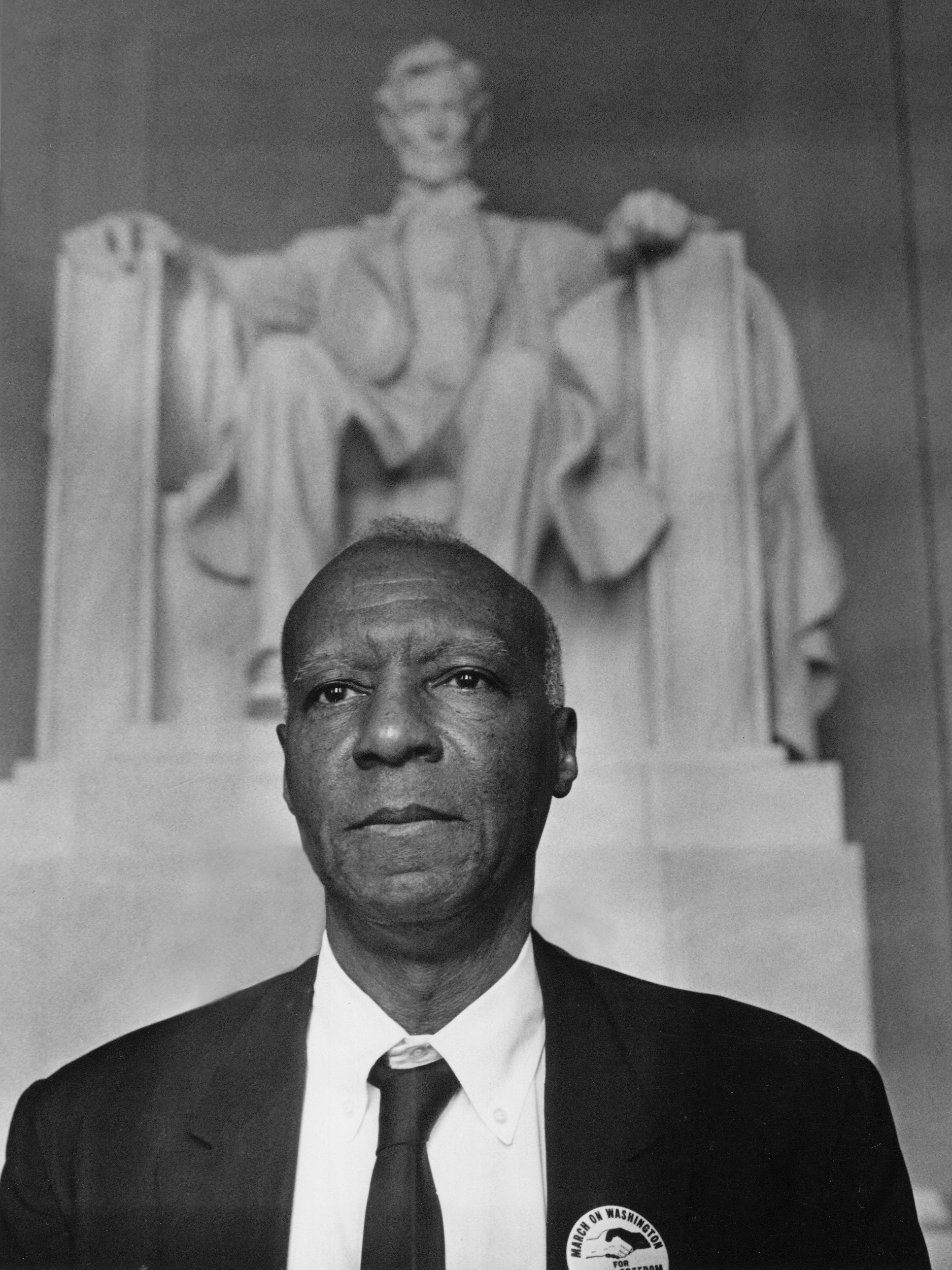 African American civil rights leader and labor organizer A. Philip Randolph